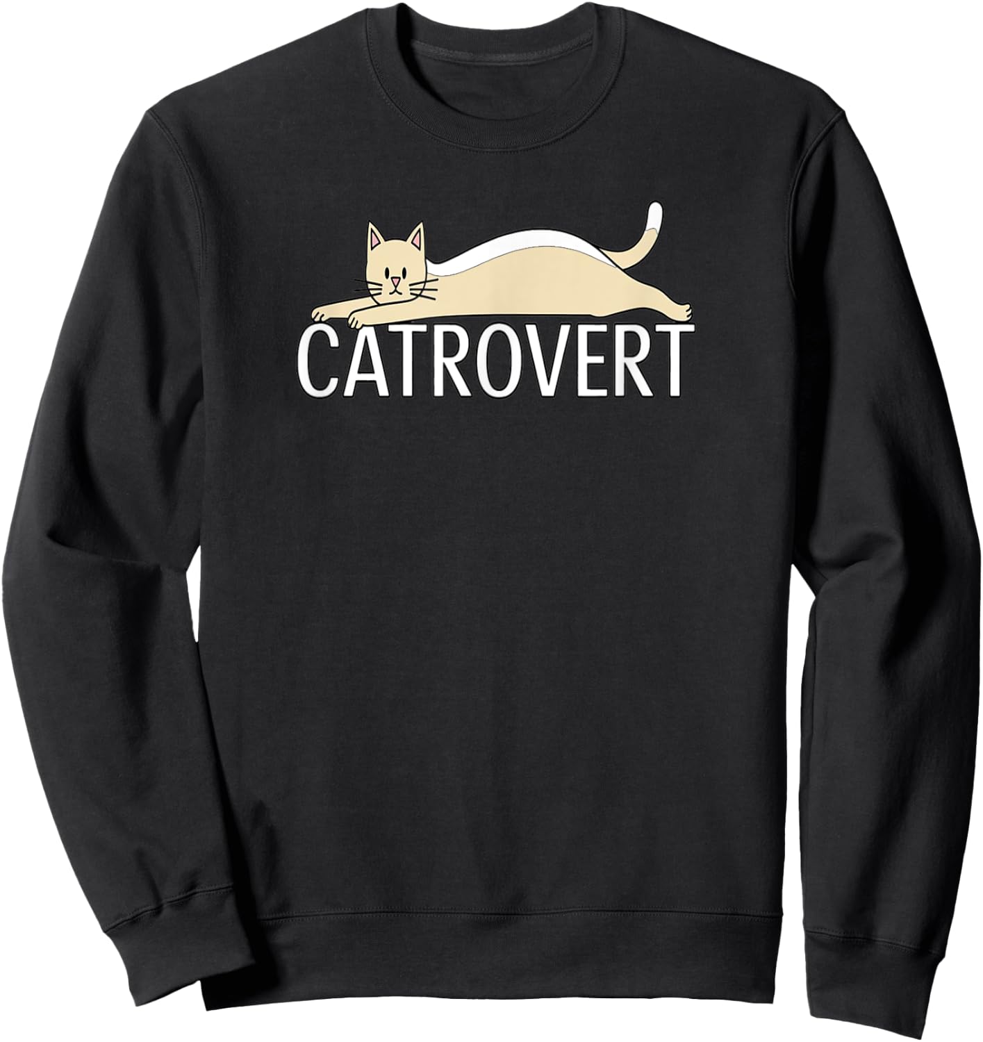 Catrovert Sweatshirt - Sweatshirt | Black