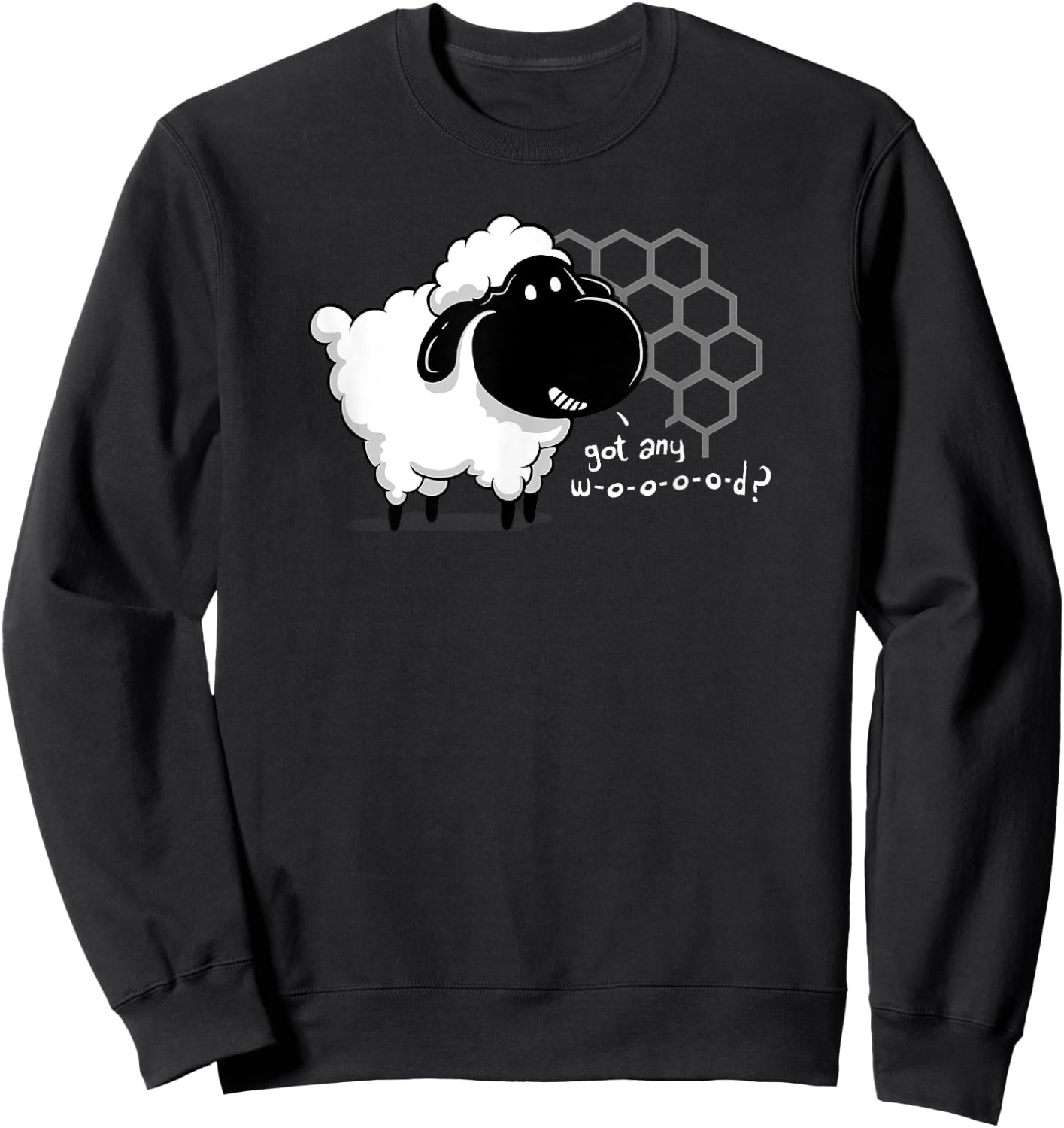 Board Game for Geeks, Got Any Wood Sheep Shirt Sweatshirt - Sweatshirt | Black