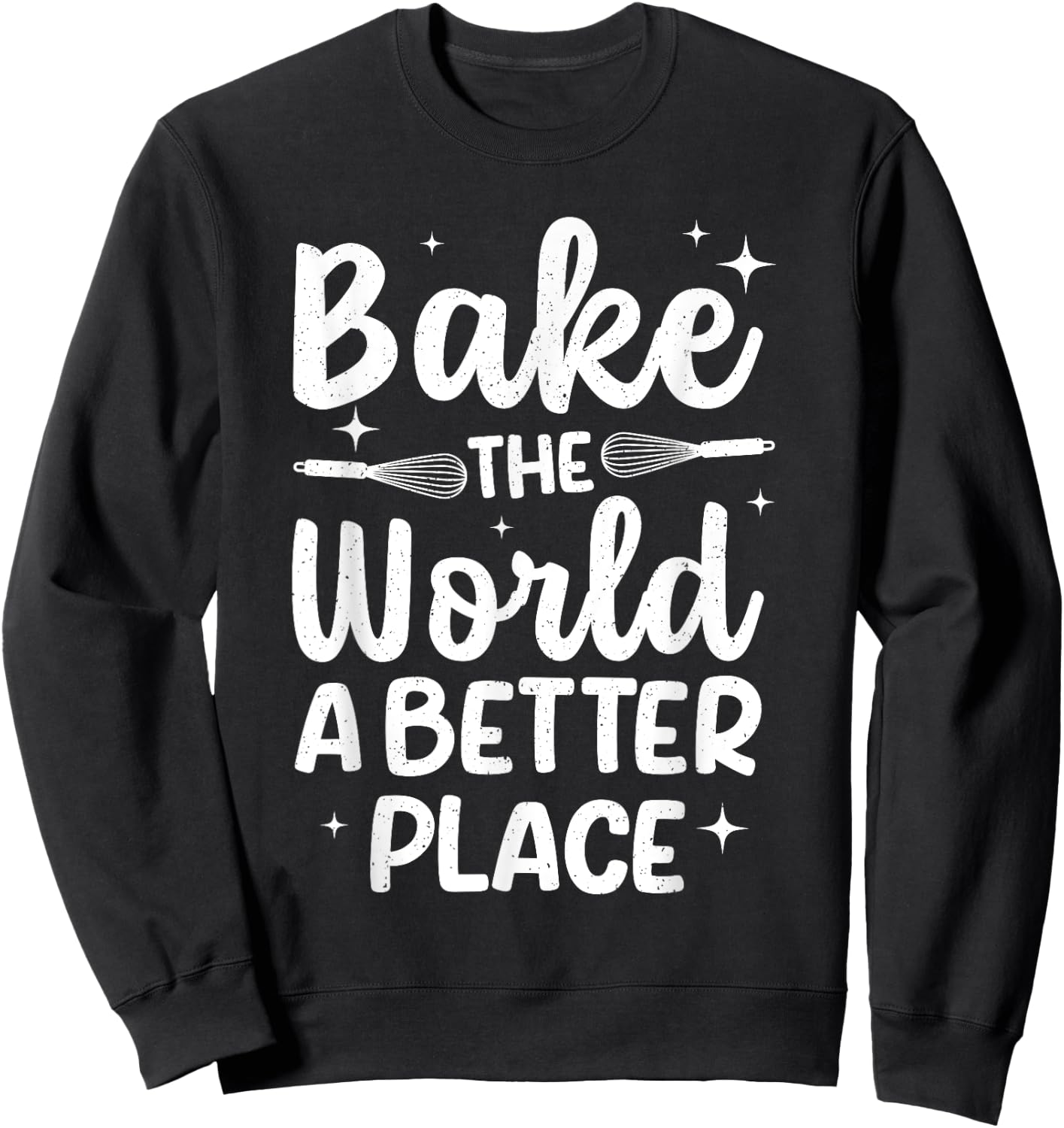 Cool Baking Design Women Cake Baker Dessert Baking Sweatshirt - Sweatshirt | Black