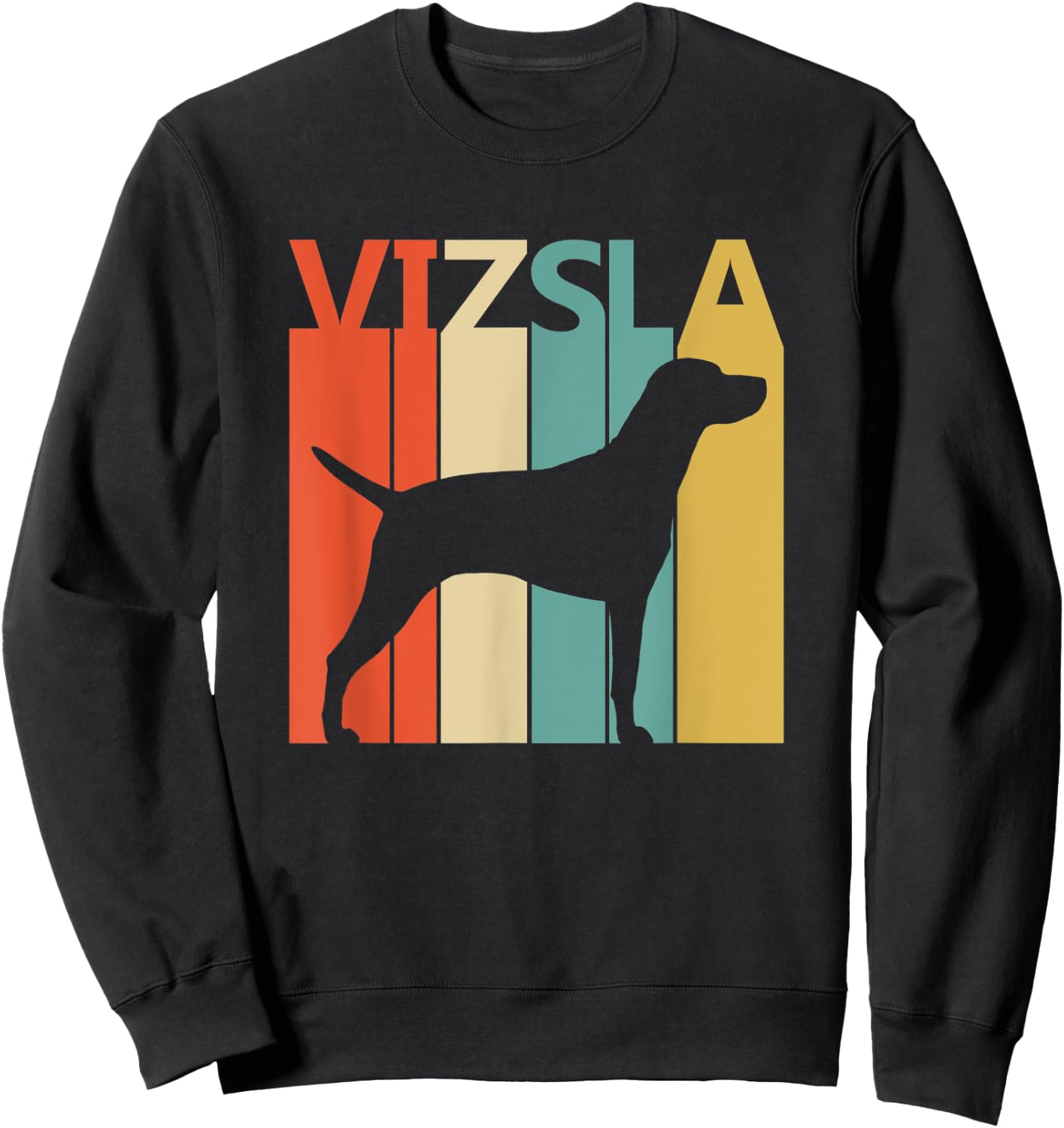 Vizsla Gift Dog Dad or Dog Mom Women Kids Sweatshirt - Sweatshirt | Black