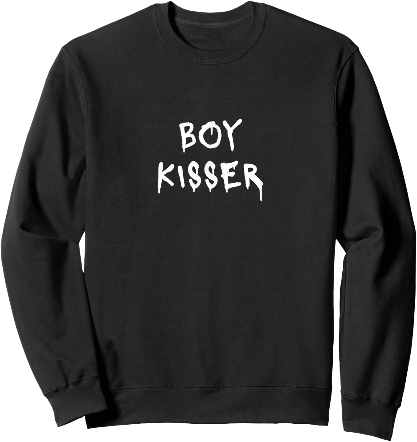 Boy Kisser Sweatshirt - Sweatshirt | Black