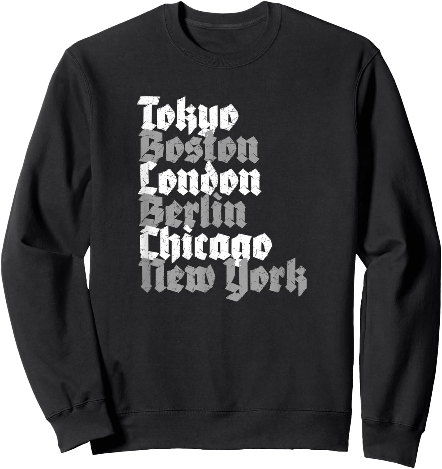 World Marathon Majors Cities Sweatshirt - Sweatshirt | Black