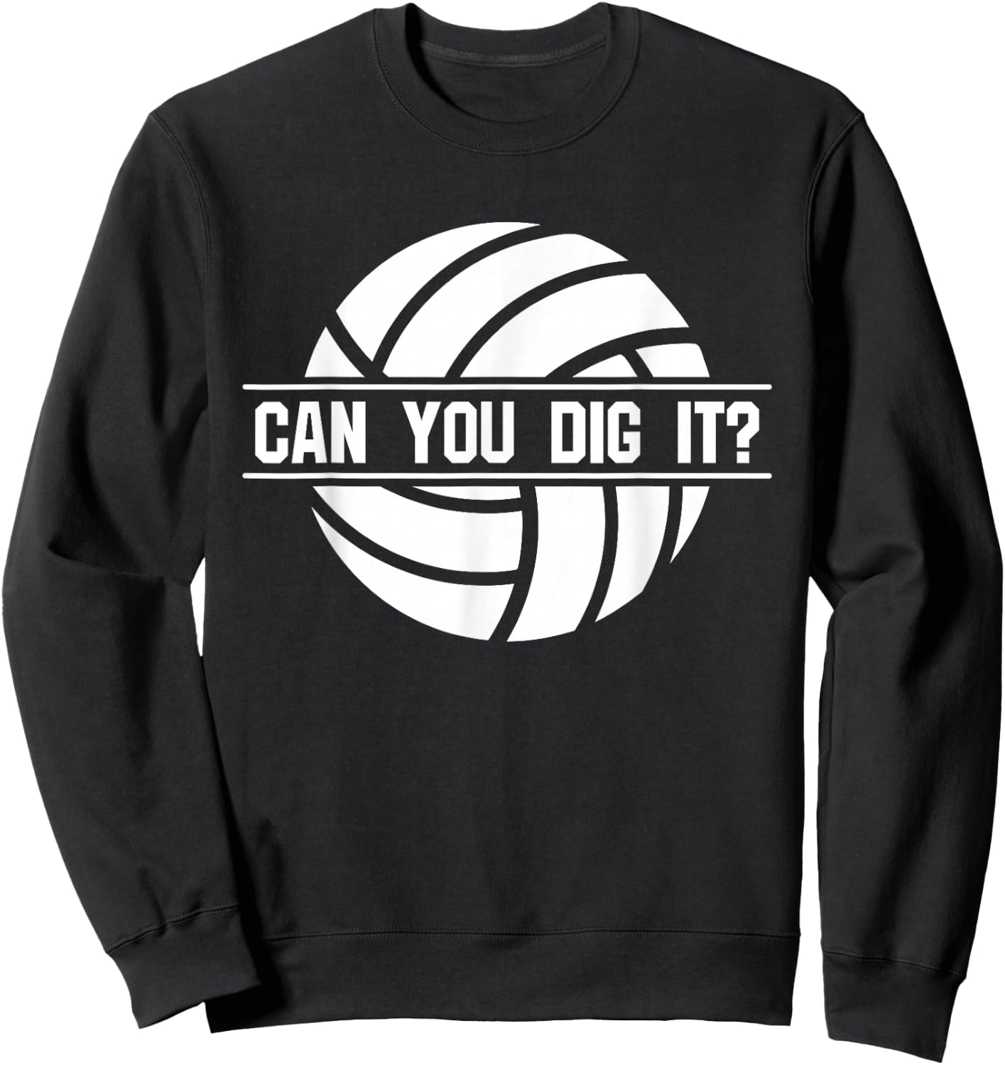 Funny Volleyball Libero Team Player Coach Sweatshirt - Sweatshirt | Black