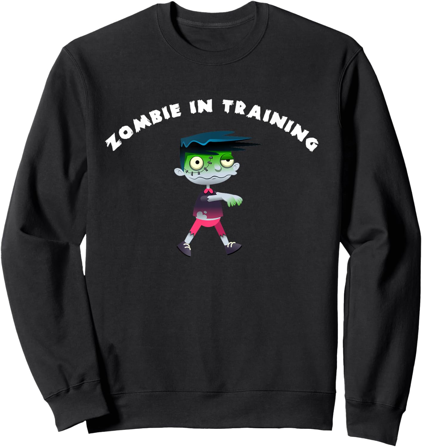 Zombie Toddler Shirt Funny Zombie Youth Sweatshirt - Sweatshirt | Black