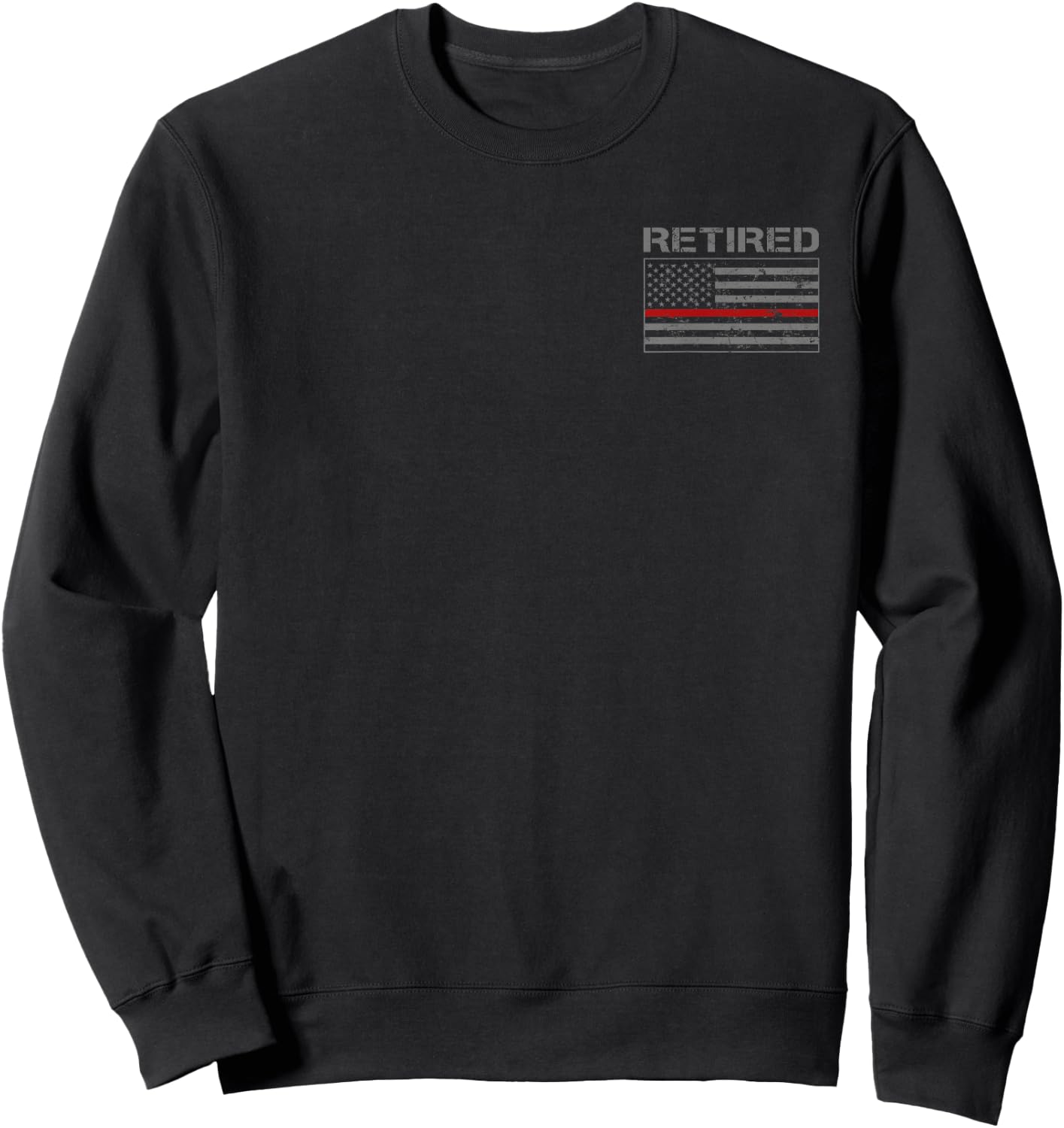 Retired Firefighter Gifts Firefighter Retirement Gifts Sweatshirt - Sweatshirt | Black