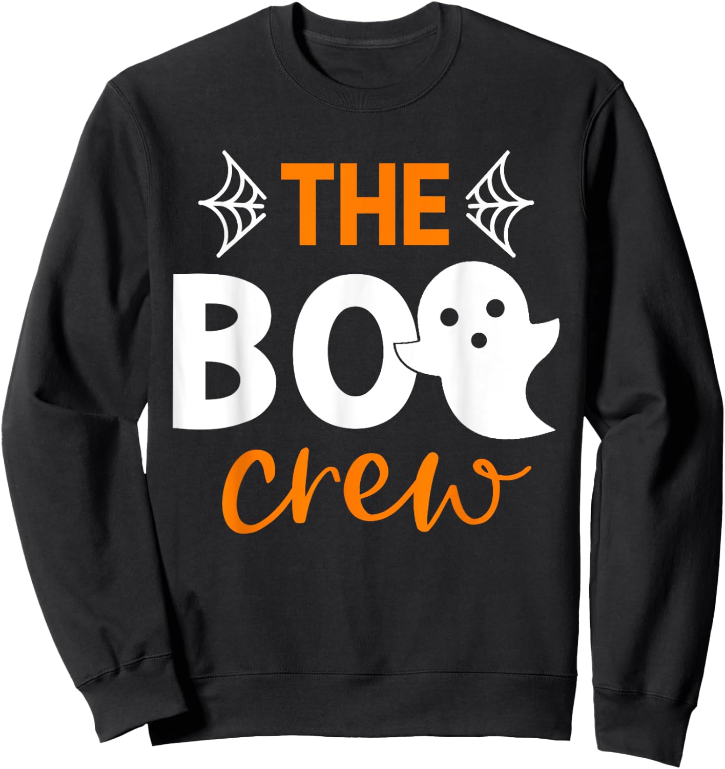The Boo Crew Shirt Matching Halloween Family Shirts Pajamas Sweatshirt - Sweatshirt | Black