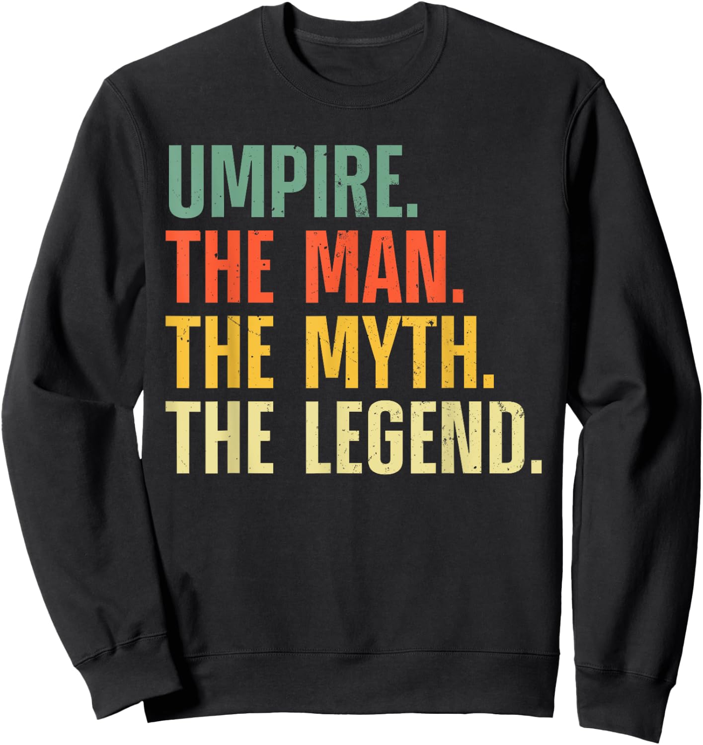 Cool Umpire Art Boys Sport Official Referee Umpire Sweatshirt - Sweatshirt | Black