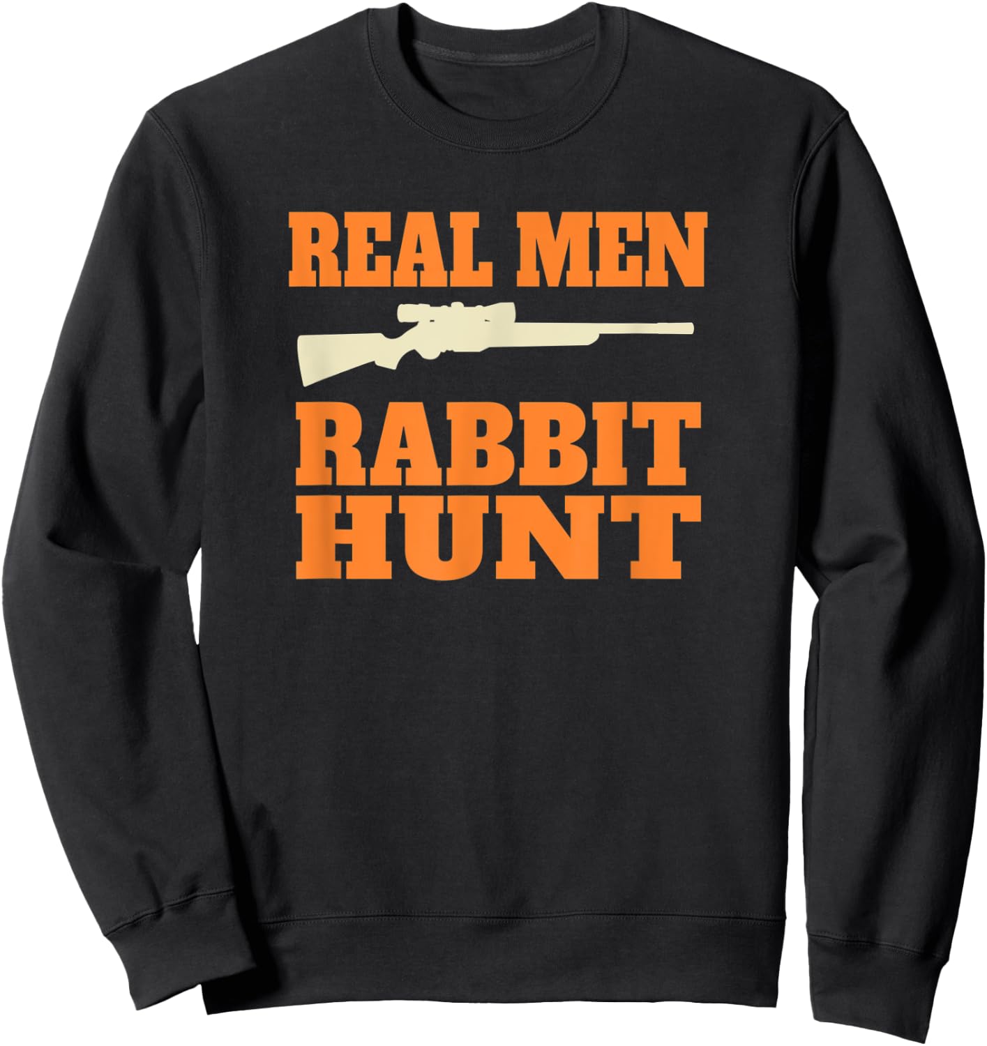 Funny Rabbit Hunting Sweatshirt - Sweatshirt | Black