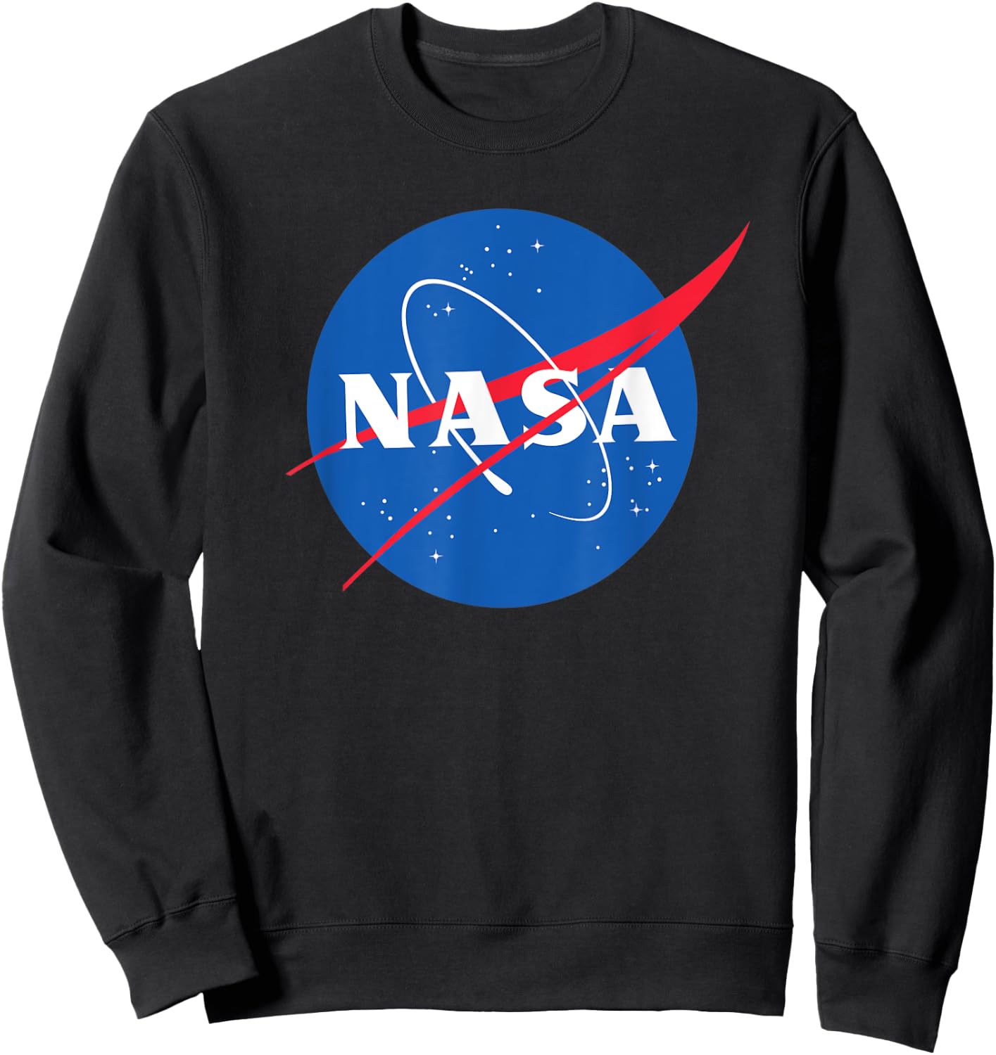 Classic NASA Logo Sweatshirt - Sweatshirt | Black