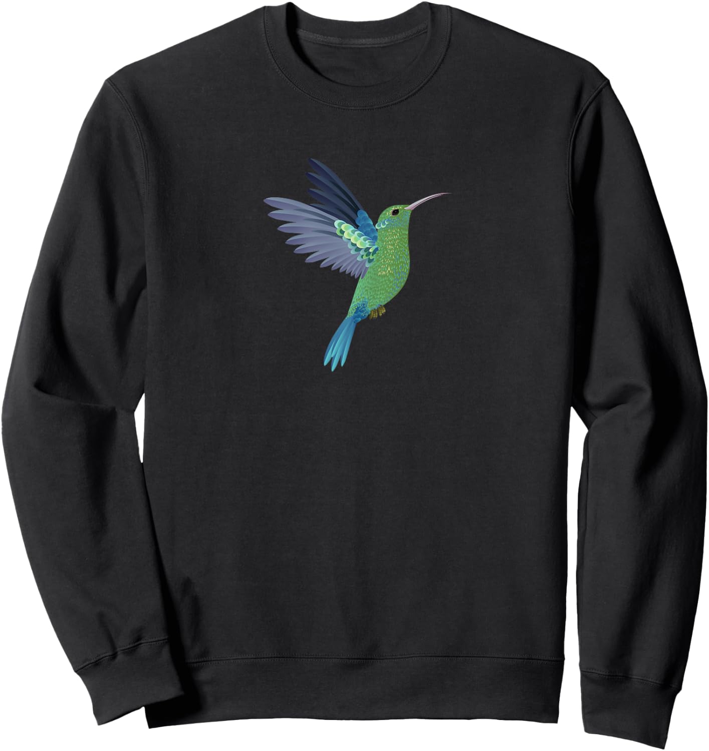 Hummingbird | Mothers Day Christmas - Mom Nana Bird Lover Sweatshirt - Sweatshirt | Black