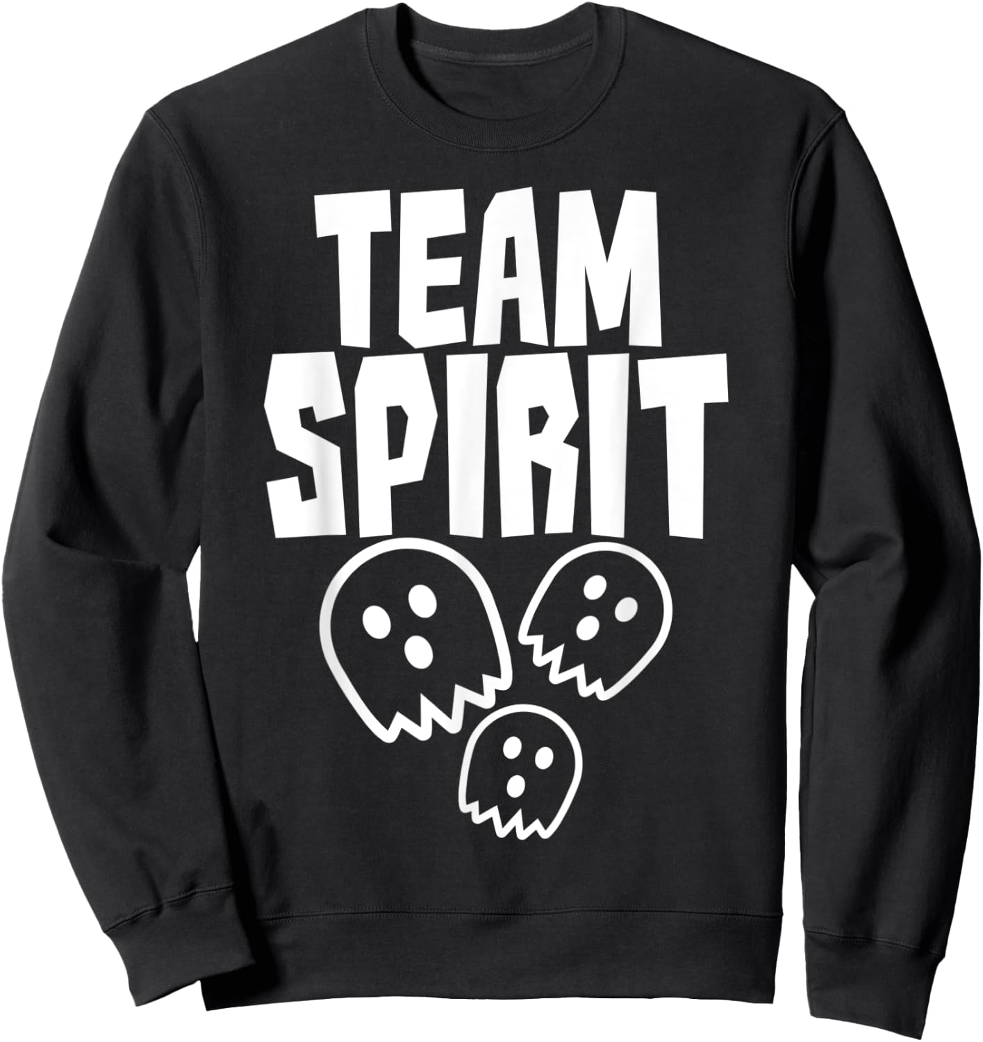 Funny Ghost Pun - Team Spirit - Halloween Sweatshirt - Sweatshirt | Black