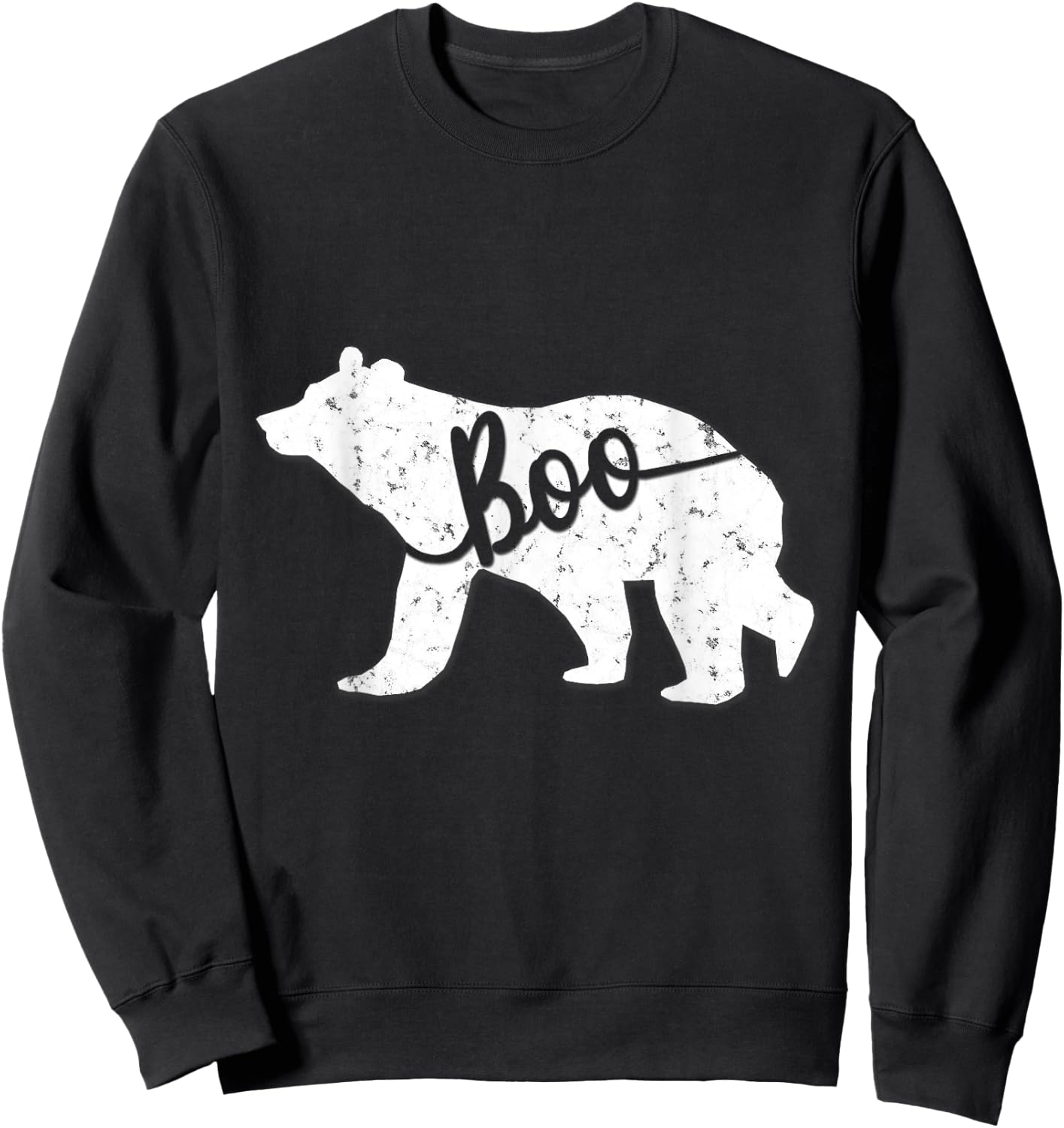 Funny Boo Bear Nickname Matching Shirt Sweatshirt - Sweatshirt | Black