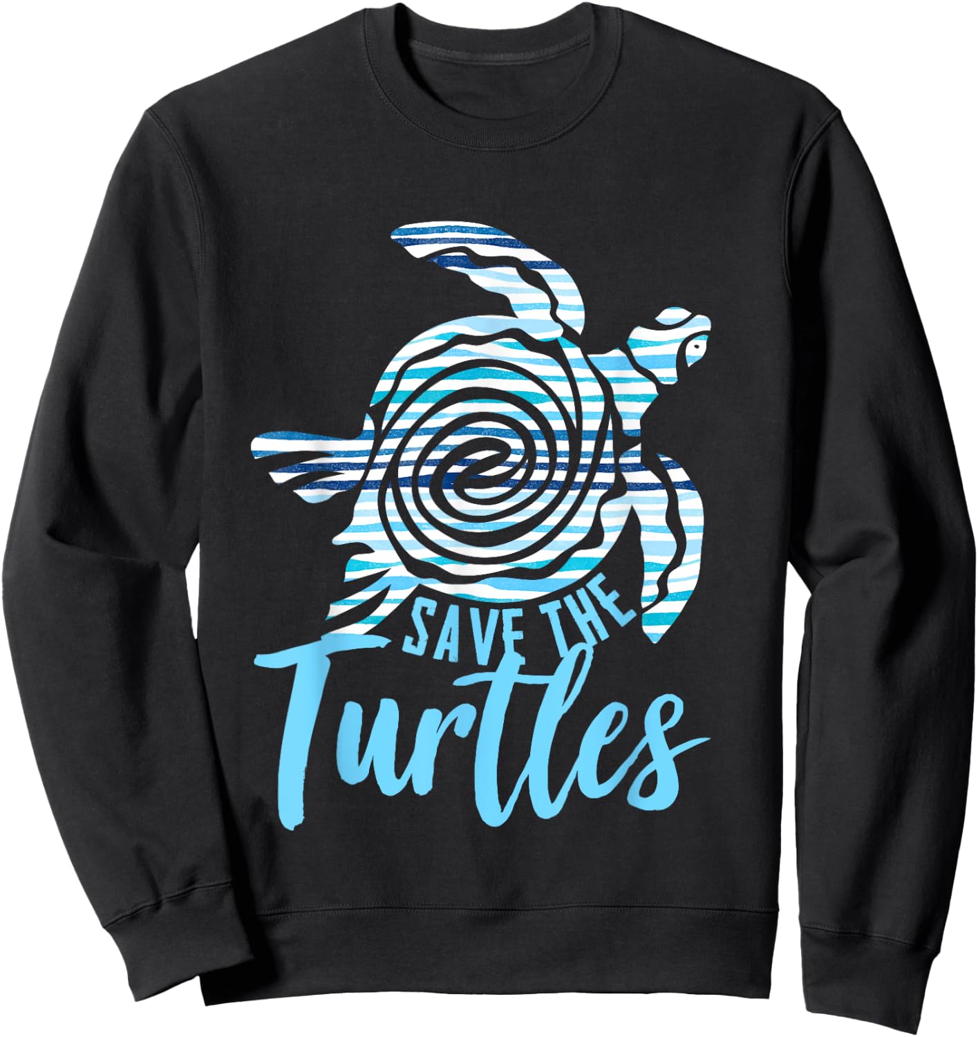Save The Turtles Sweatshirt - Sweatshirt | Black