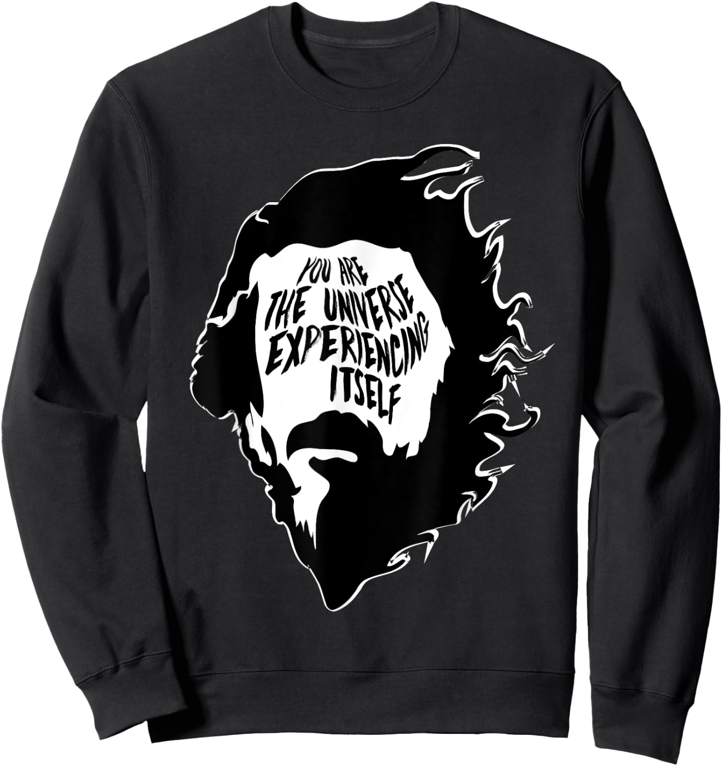 Alan Watts You Are The Universe Experiencing Itself Sweatshirt - Sweatshirt | Black