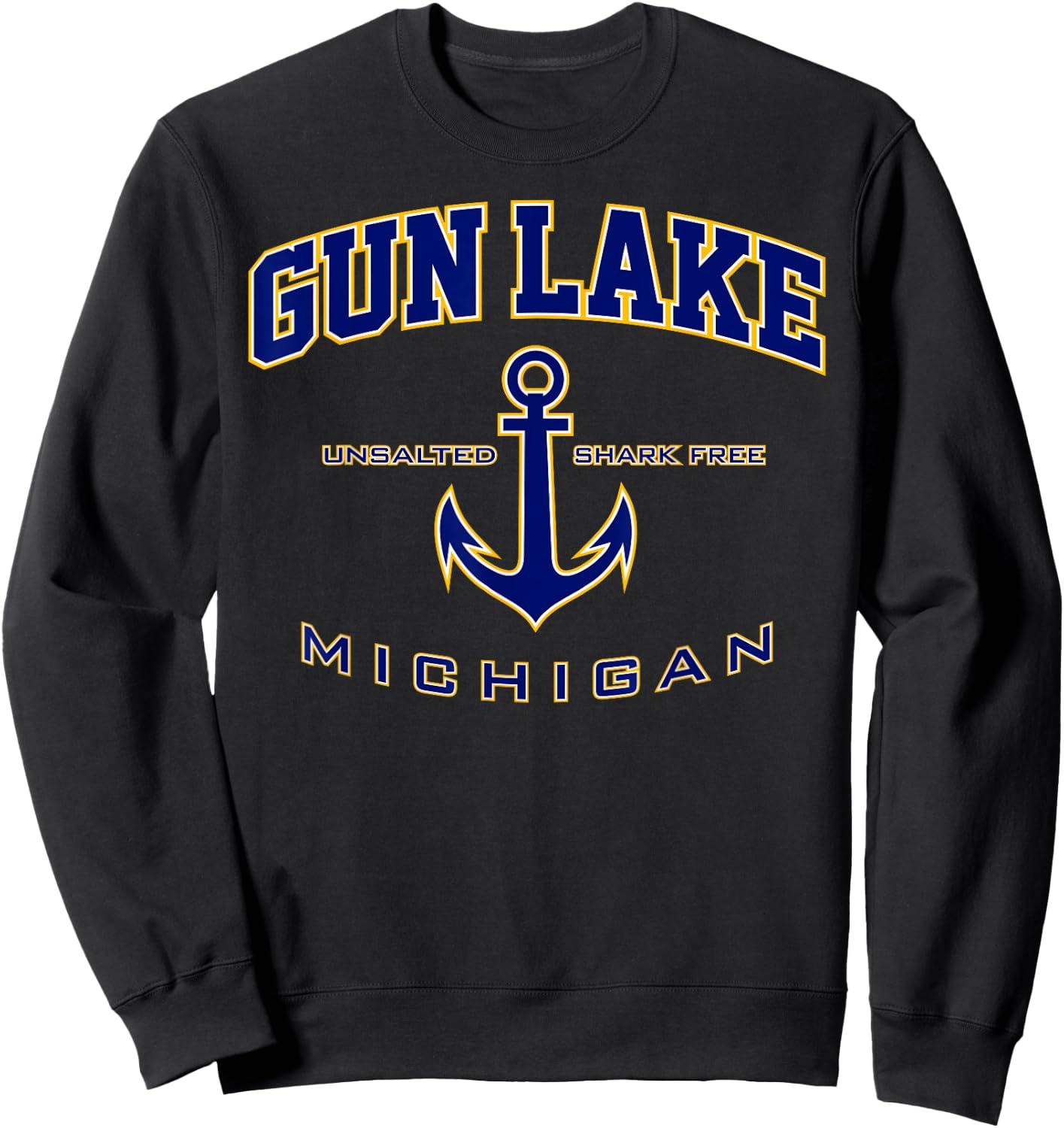Gun Lake MI Shirt for & Men Sweatshirt - Sweatshirt | Black