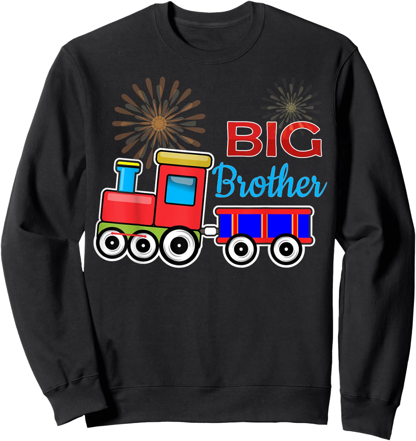 Big Brother Train Toddler/ infant Kids Sweatshirt - Sweatshirt | Black