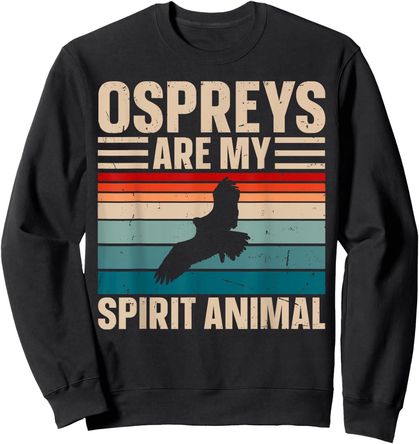 So Fly Design for a Osprey Bird Lover Sweatshirt - Sweatshirt | Black