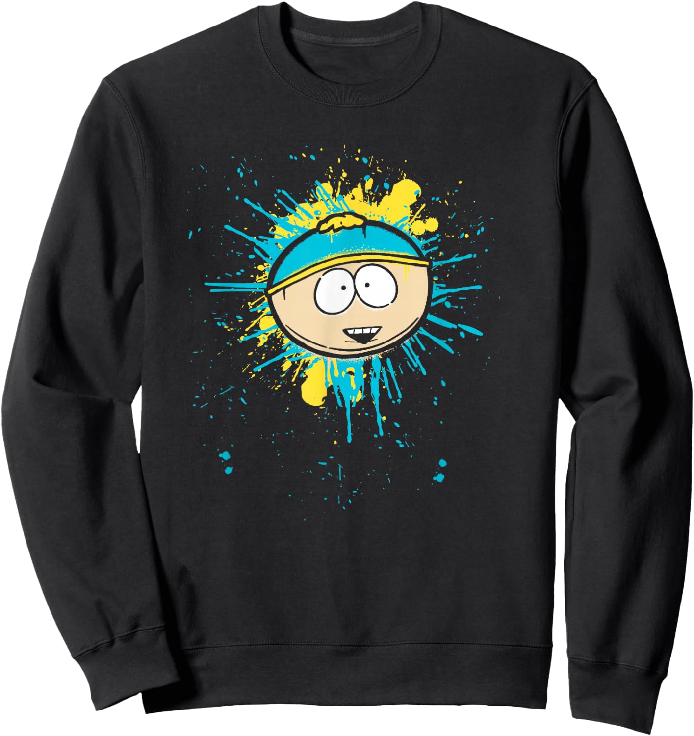 South Park Cartman Graffiti Splatter - Officially Licensed Sweatshirt - Sweatshirt | Black