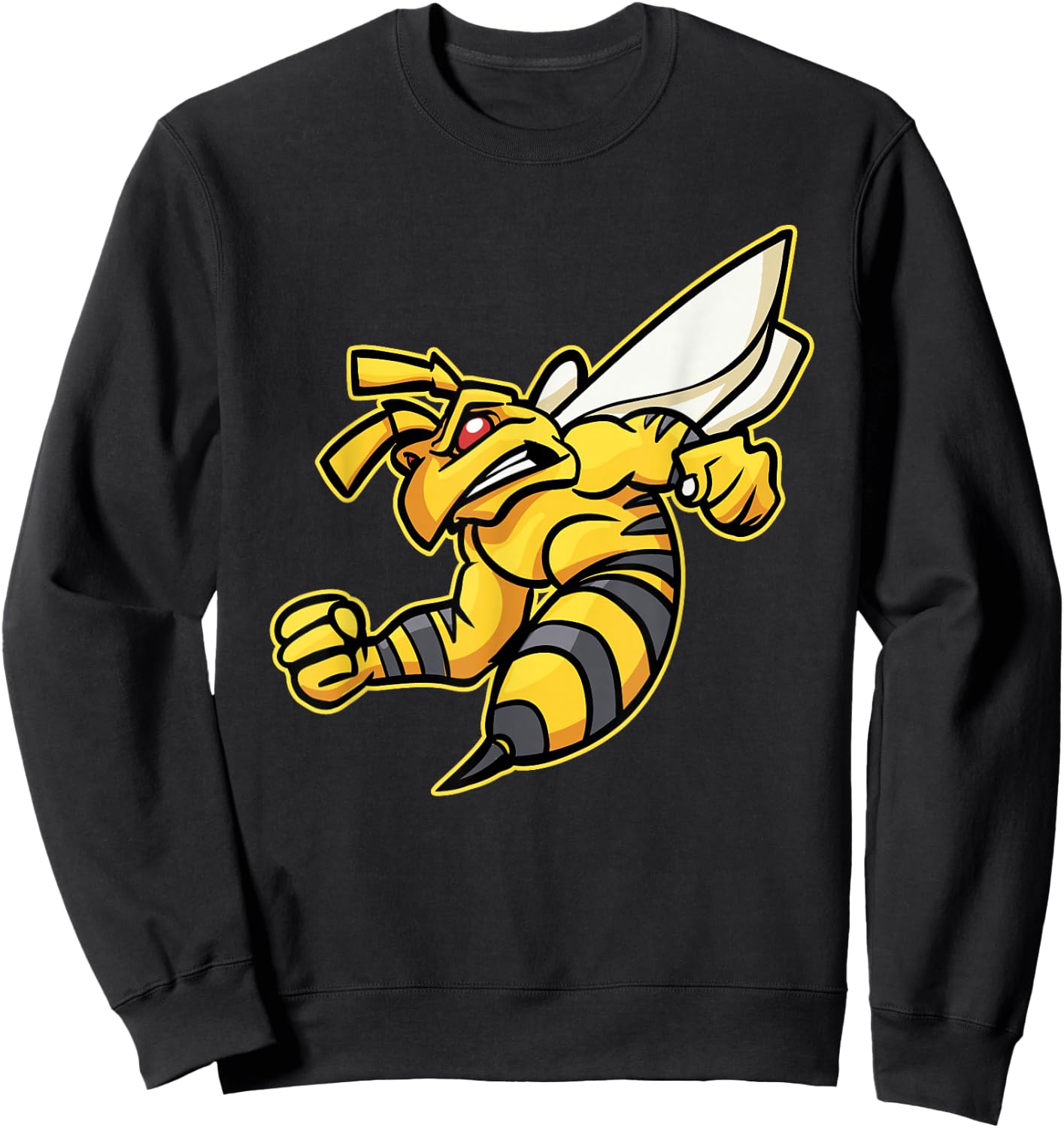 Angry Bee - Beehive Rampage - Beekeeper Logo Sweatshirt - Sweatshirt | Black