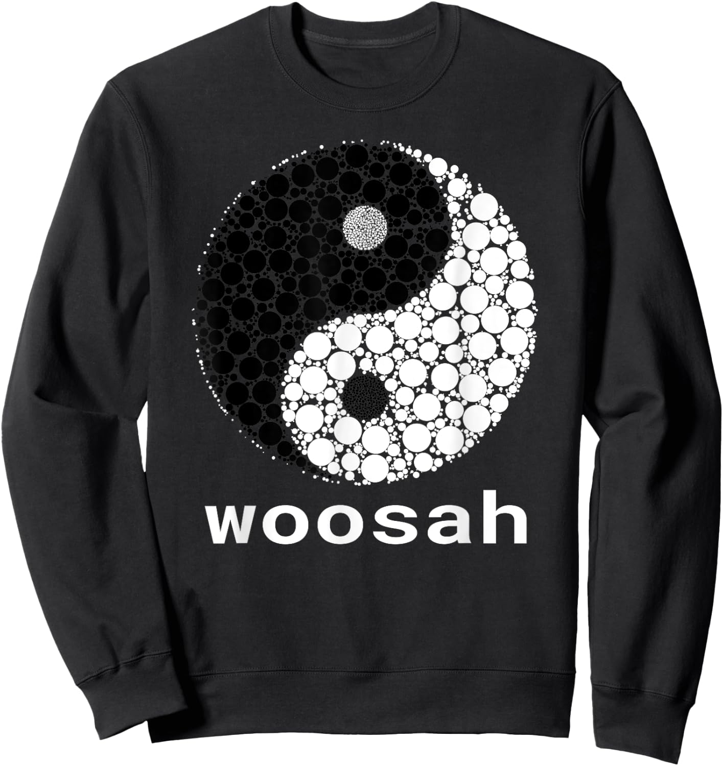 Woosah Calm Yoga Exhale Shirt Sweatshirt - Sweatshirt | Black