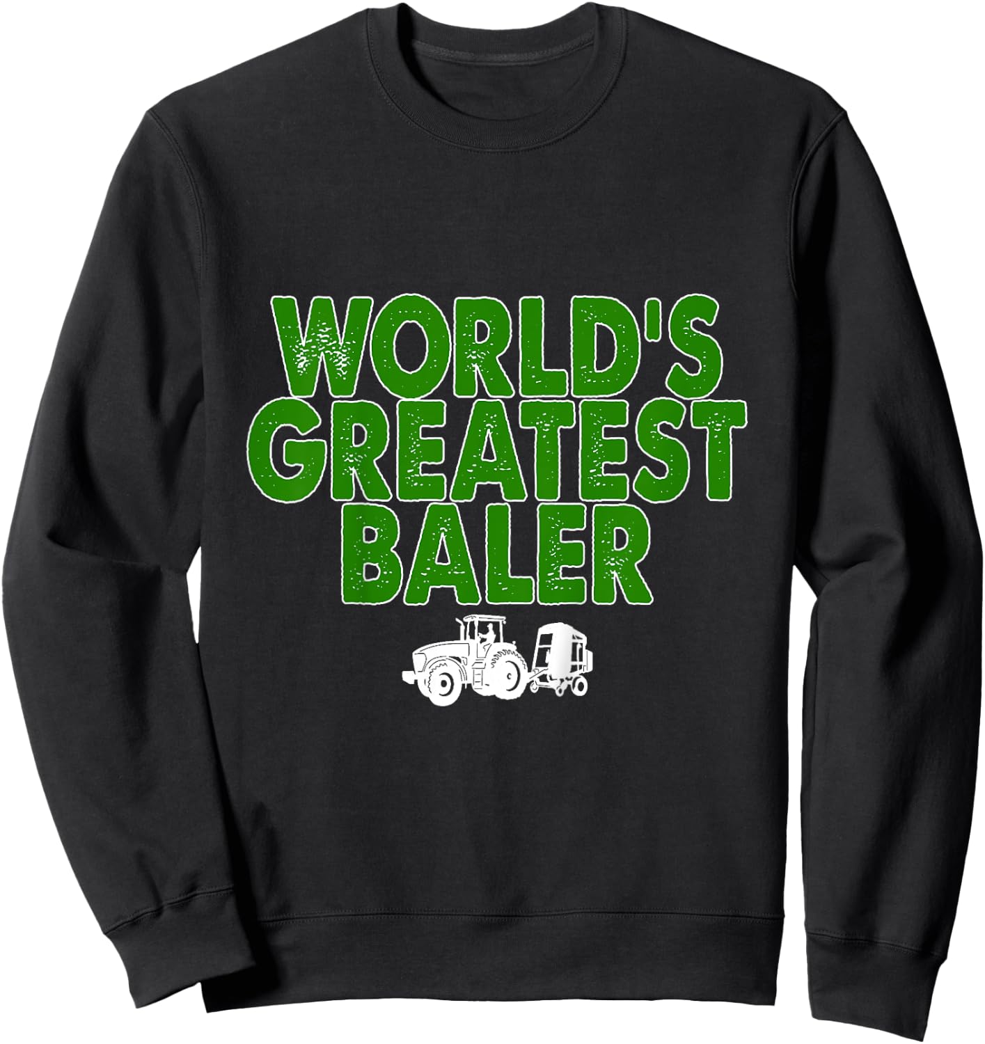 World's Greatest Baler Children's Farming Sweatshirt - Sweatshirt | Black