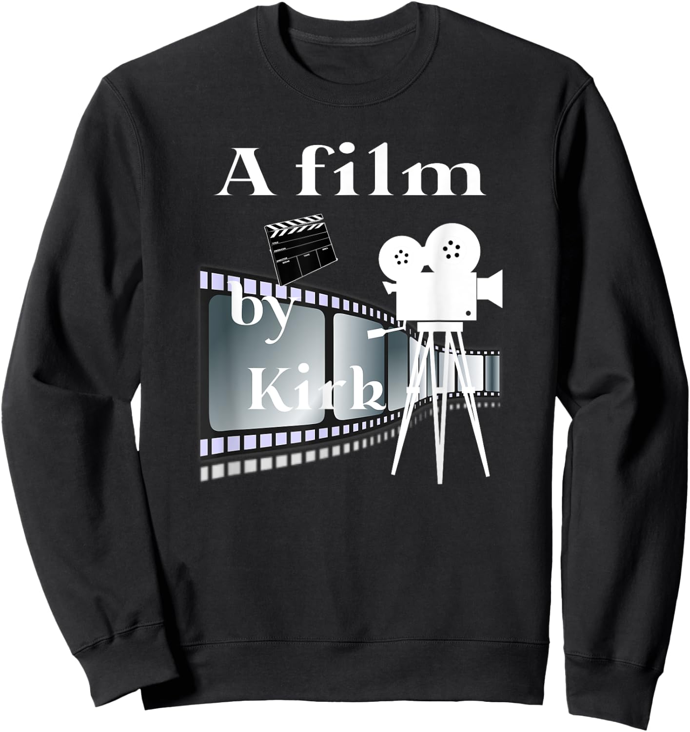 A film by Kirk Funny Sweatshirt - Sweatshirt | Black