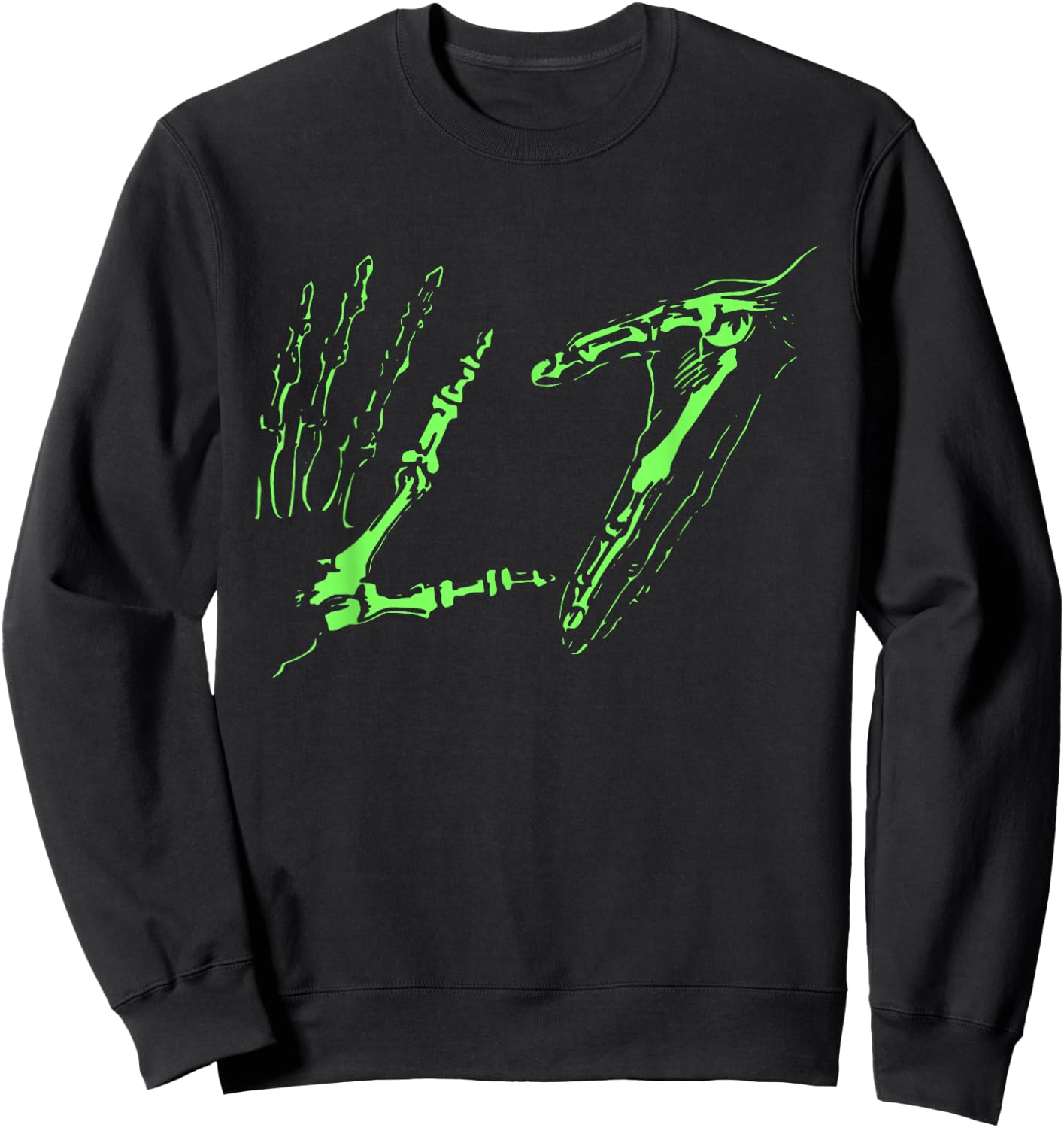 L7 Skeleton Hands Sweatshirt - Sweatshirt | Black