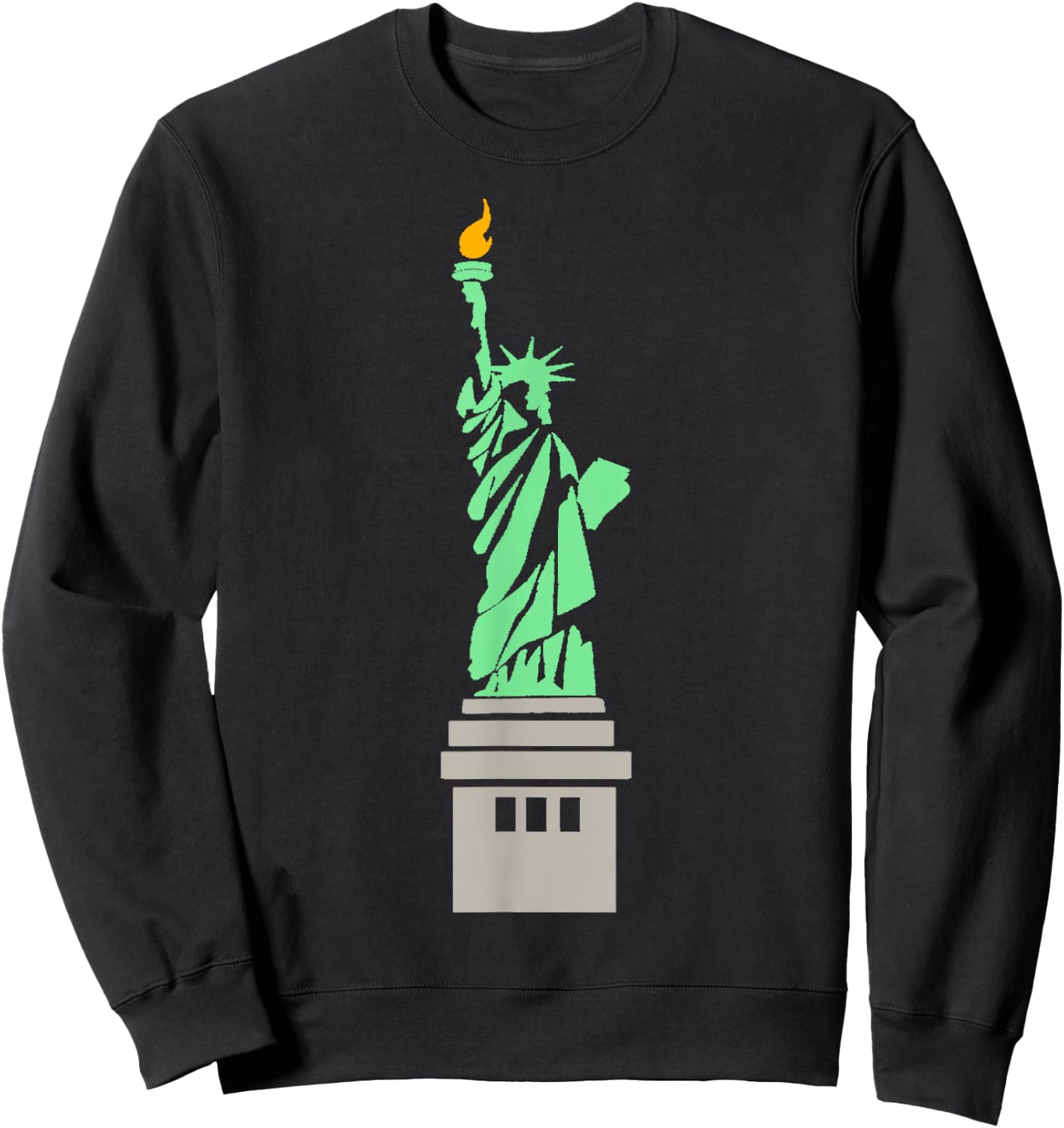 Statue of Liberty T Shirt - NYC Statue Shirt Sweatshirt - Sweatshirt | Black