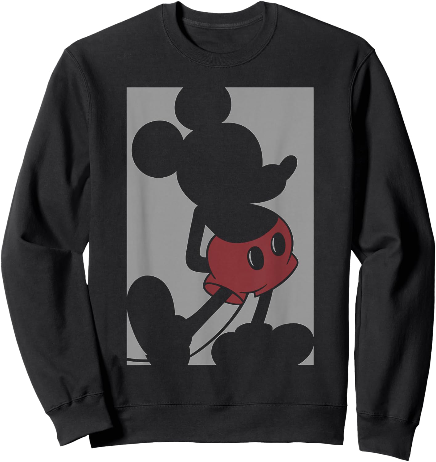 Disney - Mickey Mouse Box Silhouette Sweatshirt - Sweatshirt | Black