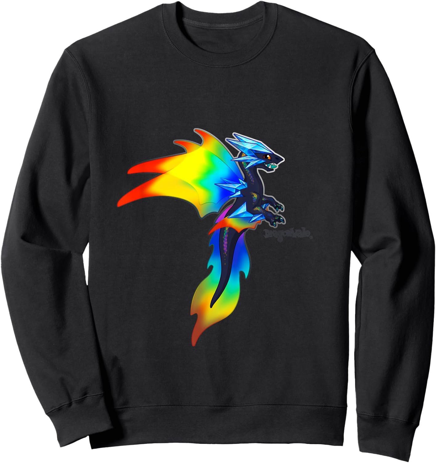 DragonVale: Prism Dragon Sweatshirt - Sweatshirt | Black