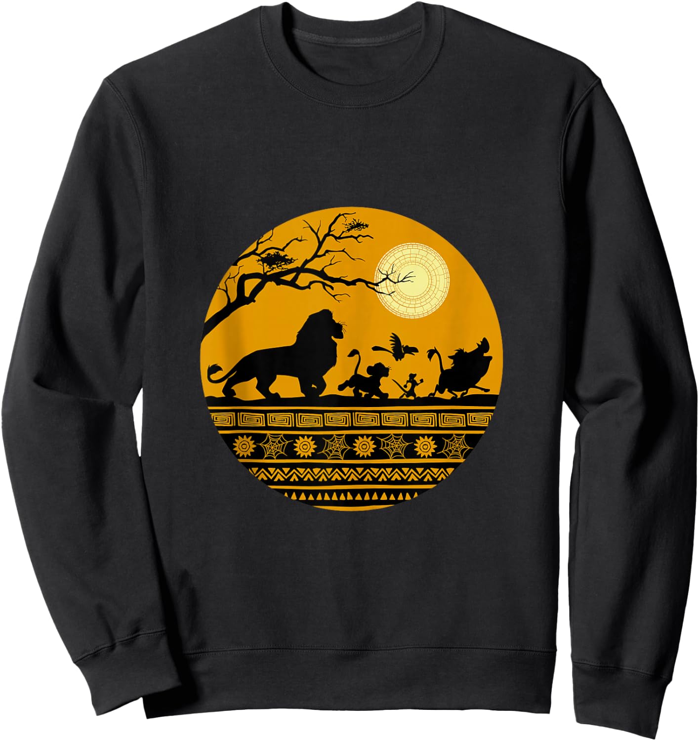 Disney The Lion King Halloween Circle Sweatshirt - Sweatshirt | Black