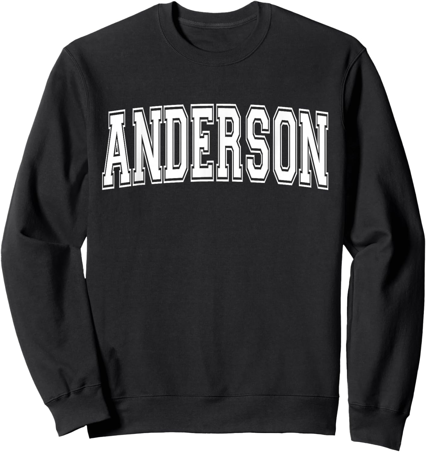 ANDERSON IN INDIANA USA Vintage Sports Varsity Style Sweatshirt - Sweatshirt | Black