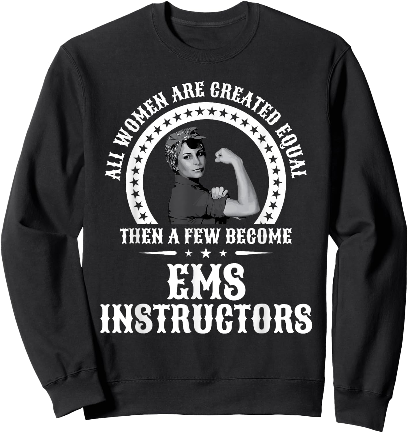 EMS Instructor Shirt Instructors Sweatshirt - Sweatshirt | Black