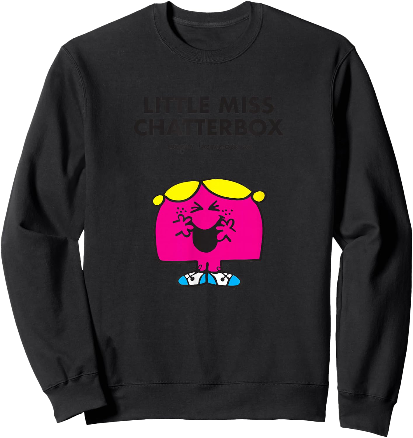 Mr. Men Little Miss Chatterbox Sweatshirt - Sweatshirt | Black