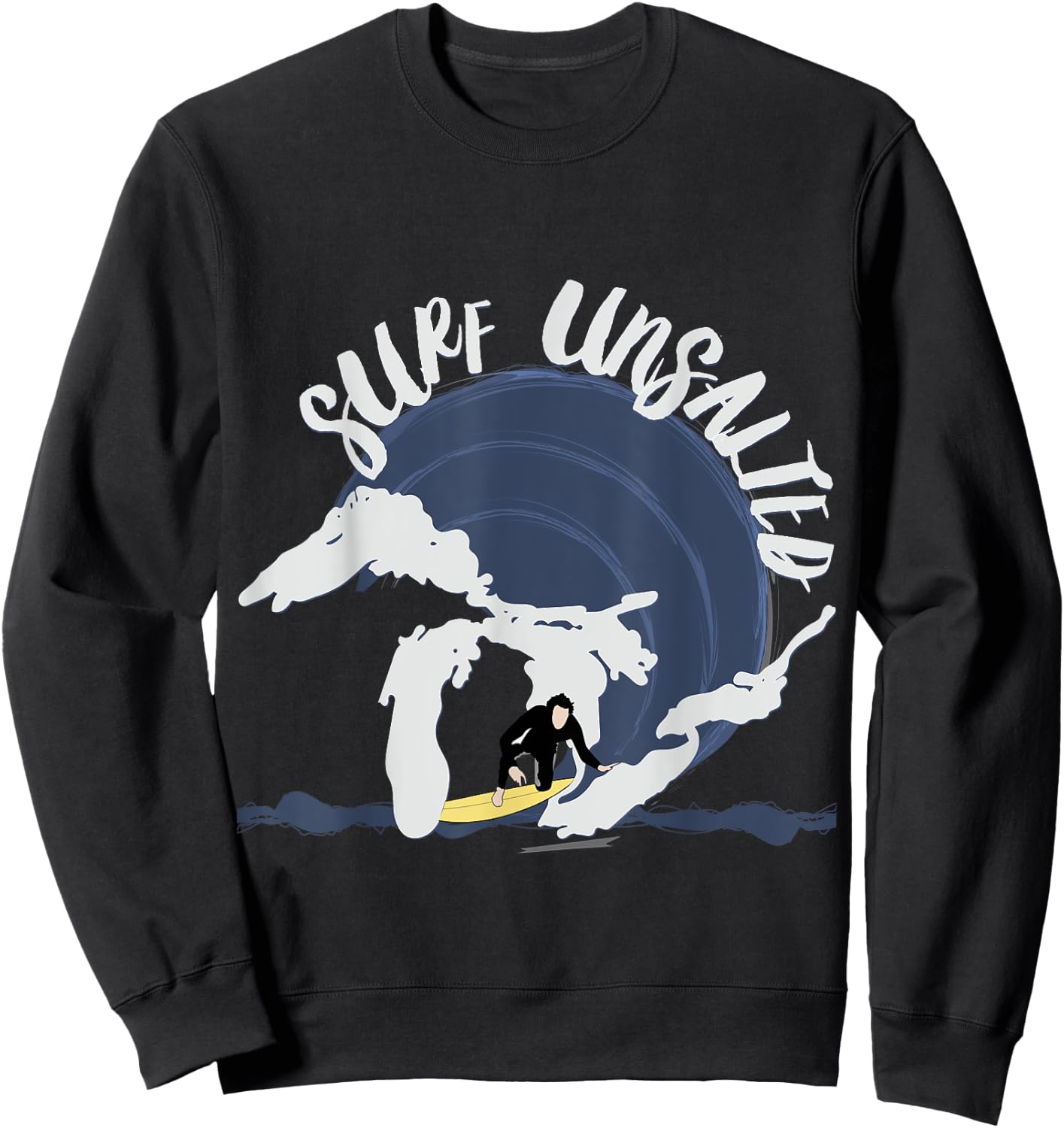 Great Lakes Surfing - Surf Unsalted - Some Like It Cold Sweatshirt - Sweatshirt | Black