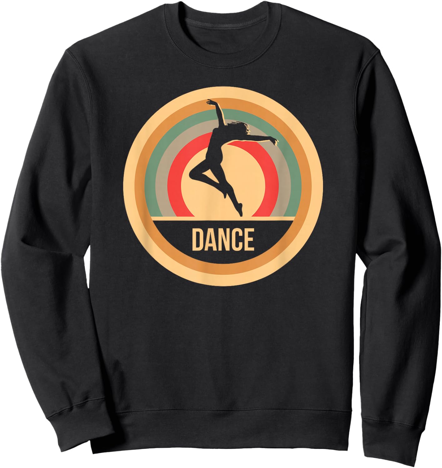 Dance - Retro Vintage Dancing For Dancers Sweatshirt - Sweatshirt | Black