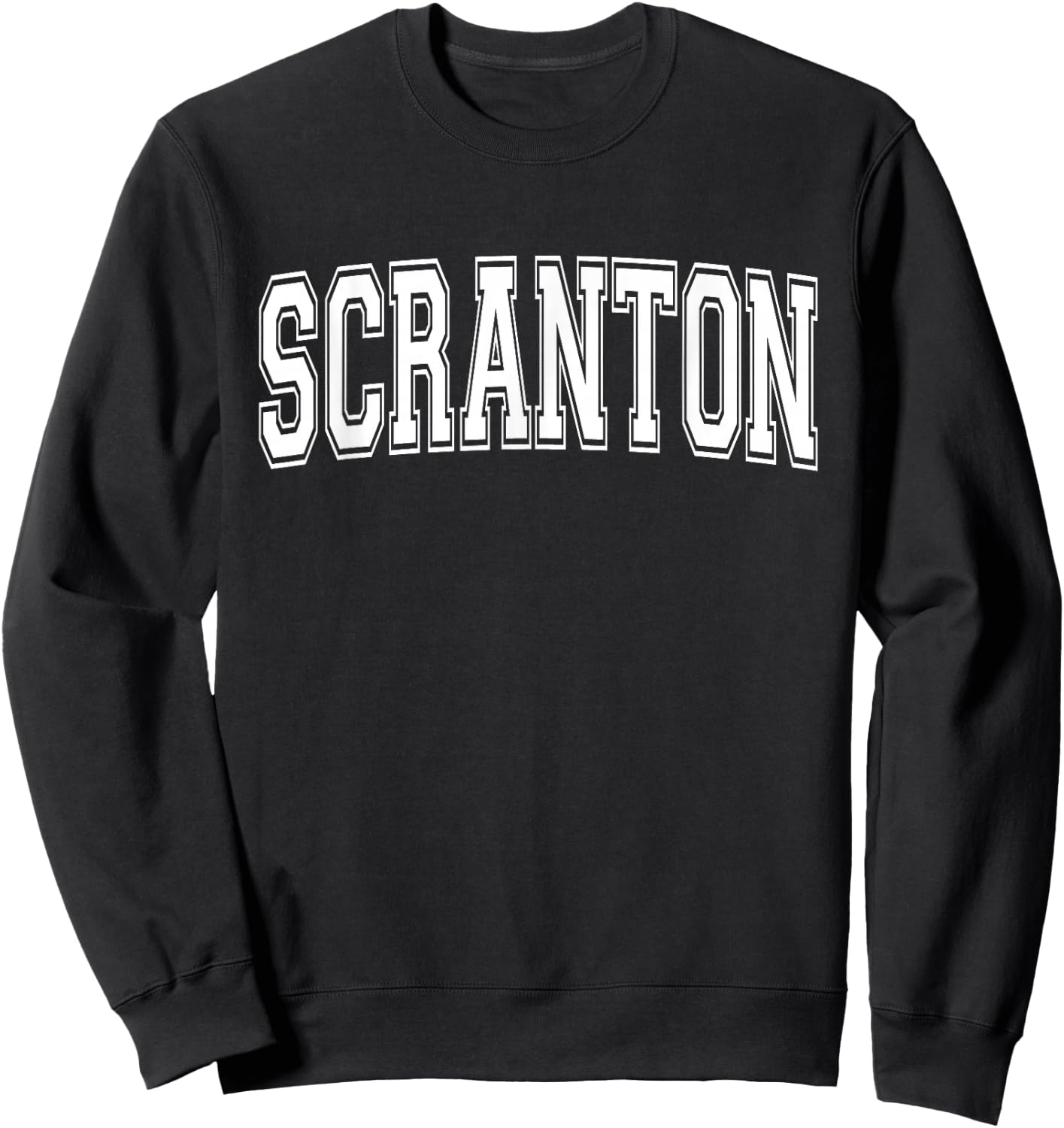 SCRANTON PA PENNSYLVANIA USA Vintage Sports Varsity Style Sweatshirt - Sweatshirt | Black