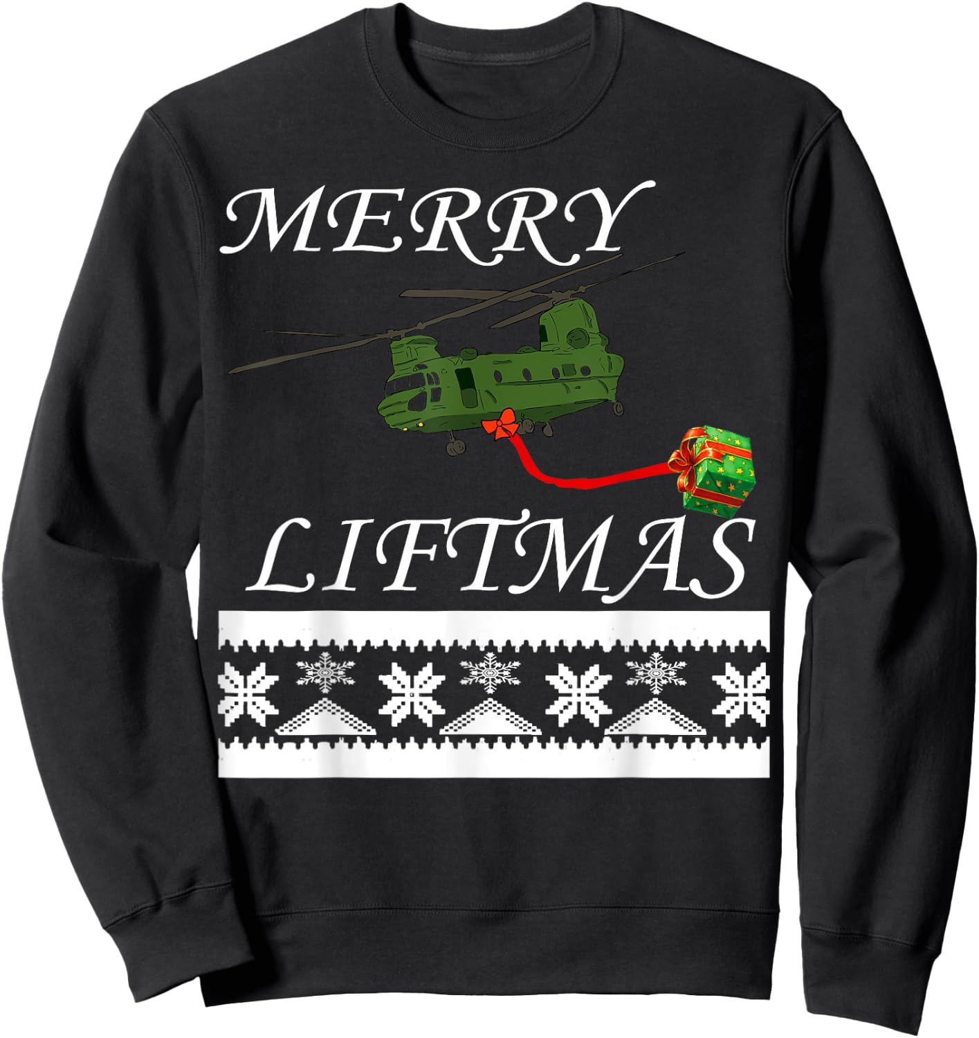 Chinook Helicopter Repairer T Shirt 15U MOS CH 47 Mechanic Sweatshirt - Sweatshirt | Black