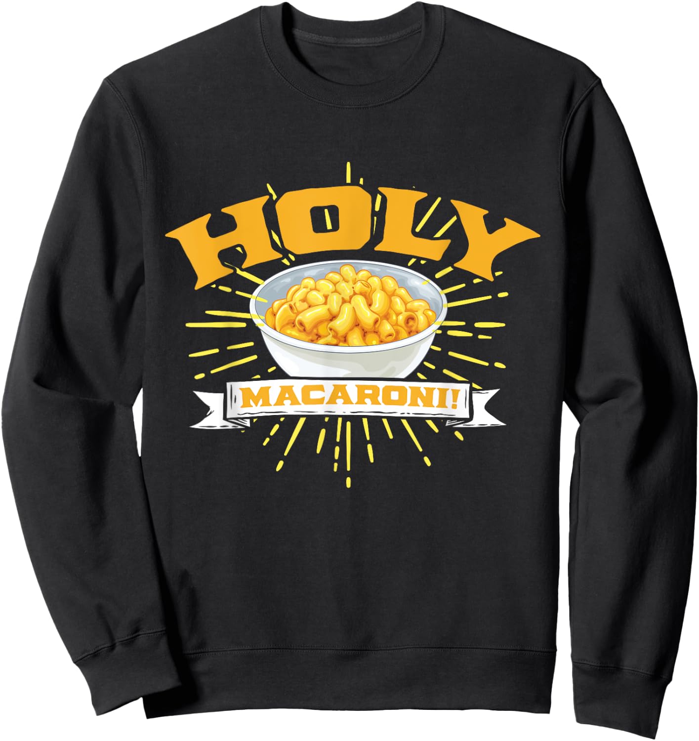 Holy Macaroni Sweatshirt - Sweatshirt | Black