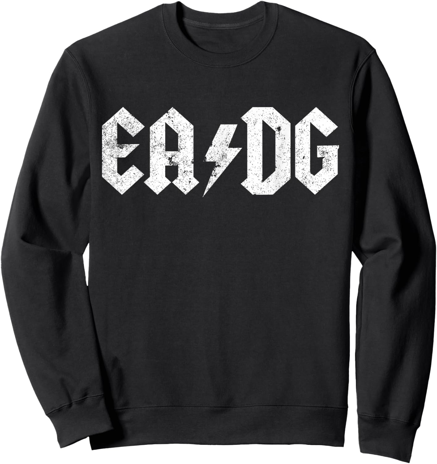 Bass Player T shirt E A D G Strings of the Bass Sweatshirt - Sweatshirt | Black
