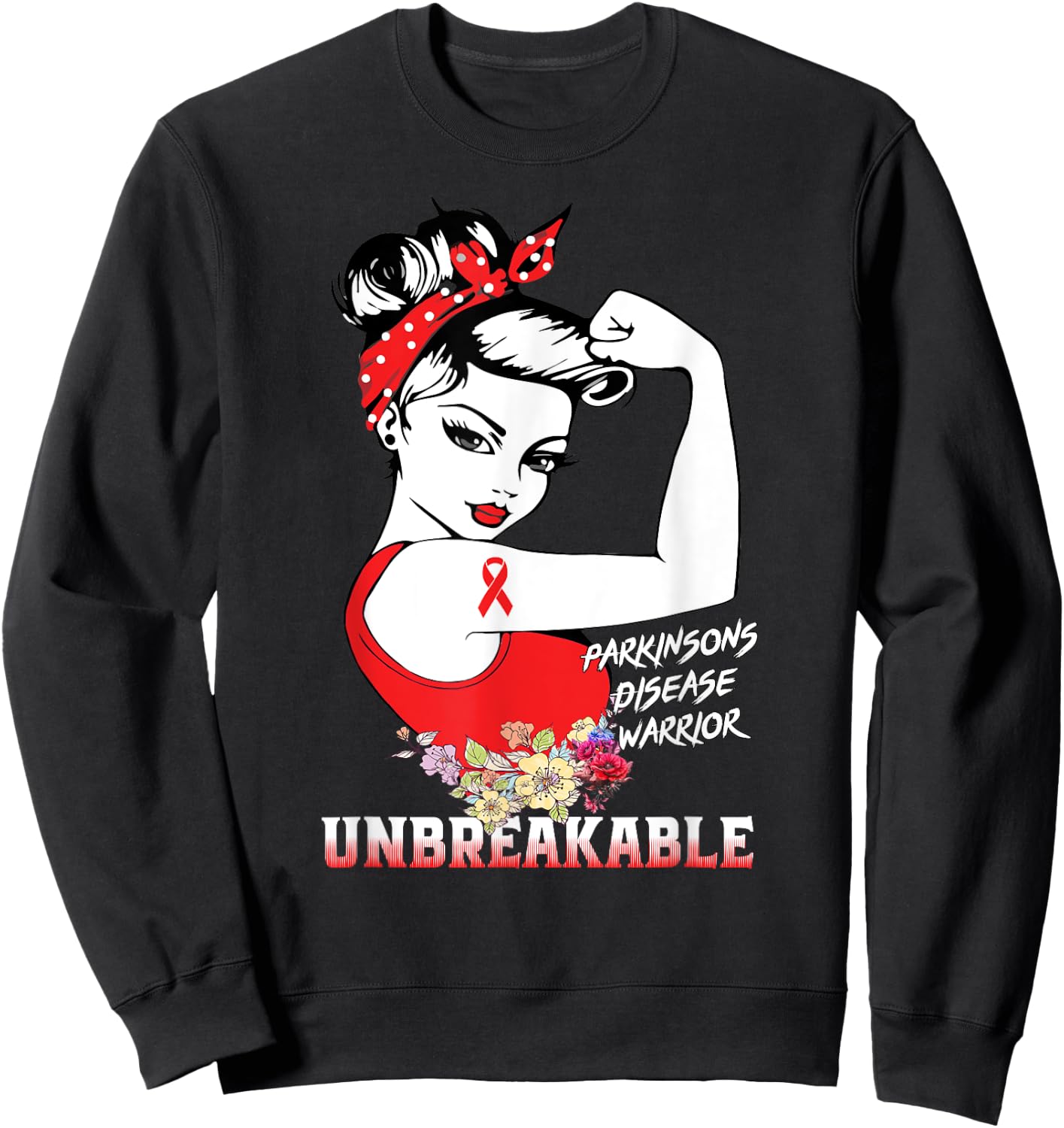 Parkinsons Disease Warrior Shirts Sweatshirt - Sweatshirt | Black