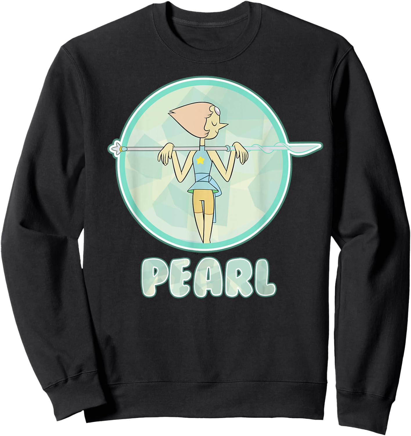 Stevens Univers Pearl Gem Protector Graphic Sweatshirt - Sweatshirt | Black