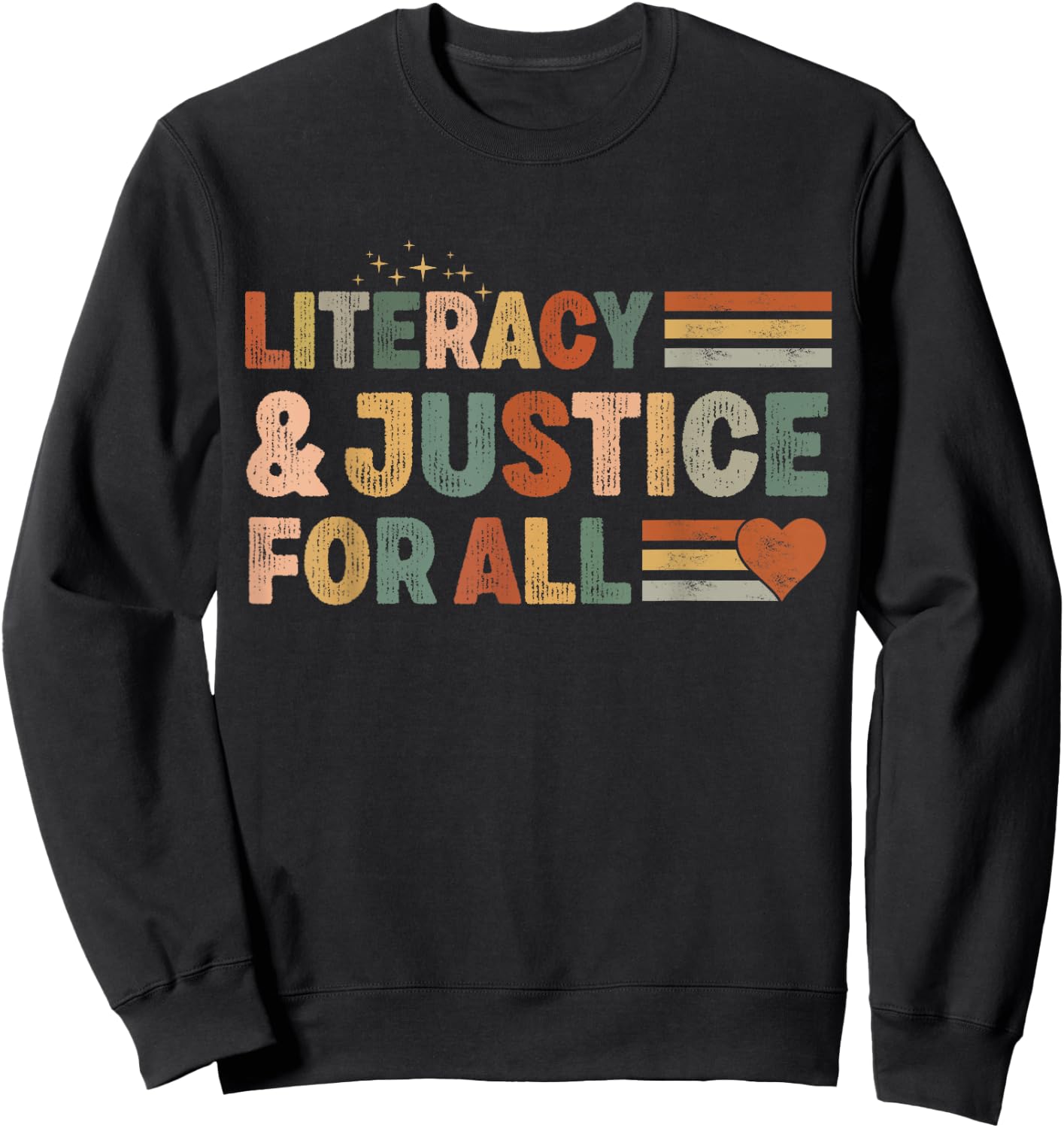 Literacy and Justice for all stop book Banning Banned Books Sweatshirt - Sweatshirt | Black