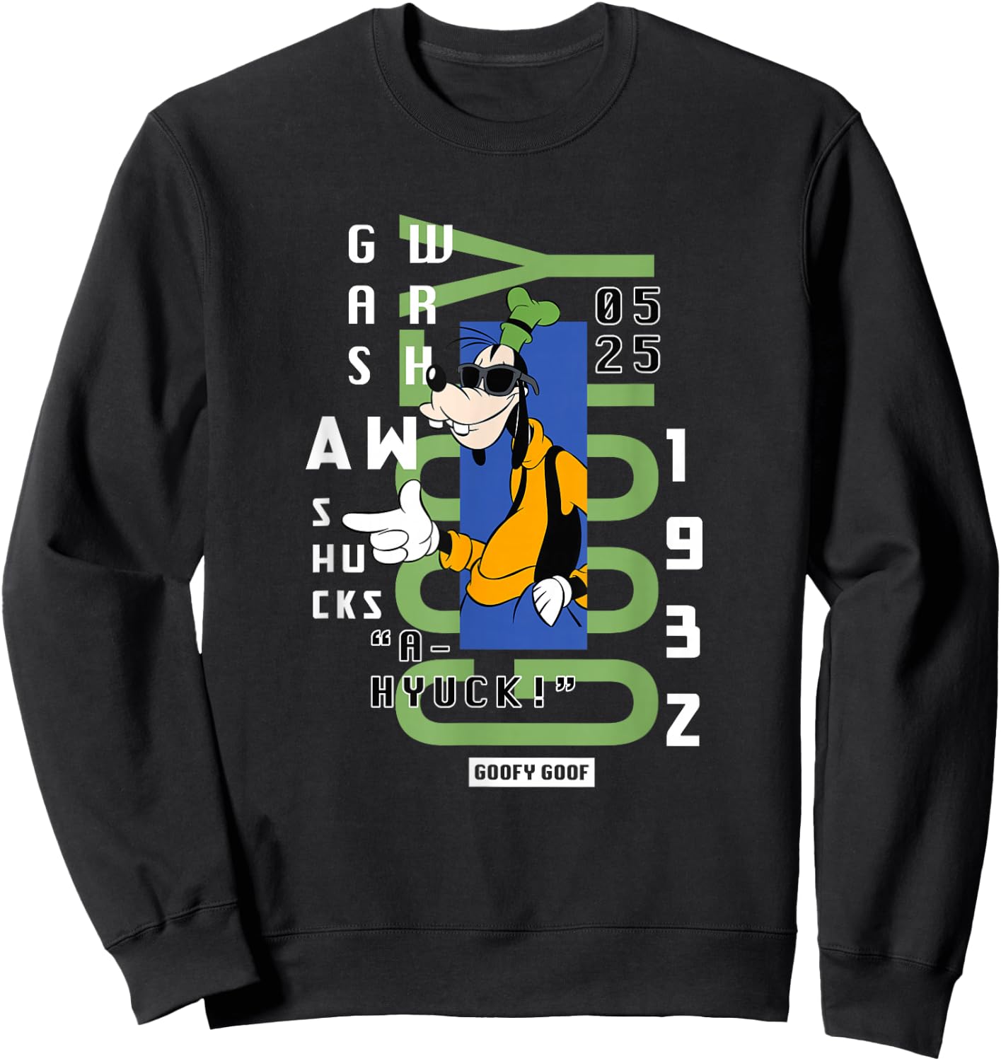 Disney - Goofy Goof Sweatshirt - Sweatshirt | Black
