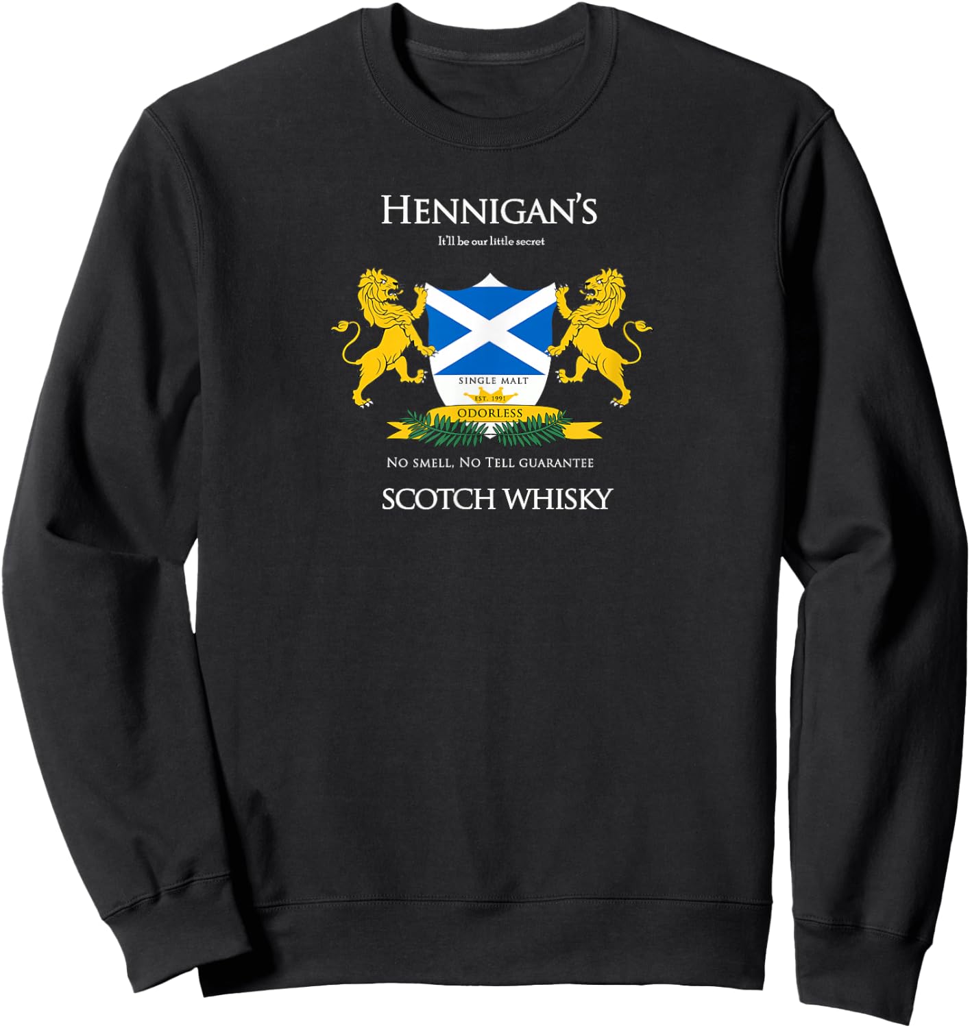 Hennigans Scotch Whisky Sweatshirt - Sweatshirt | Black