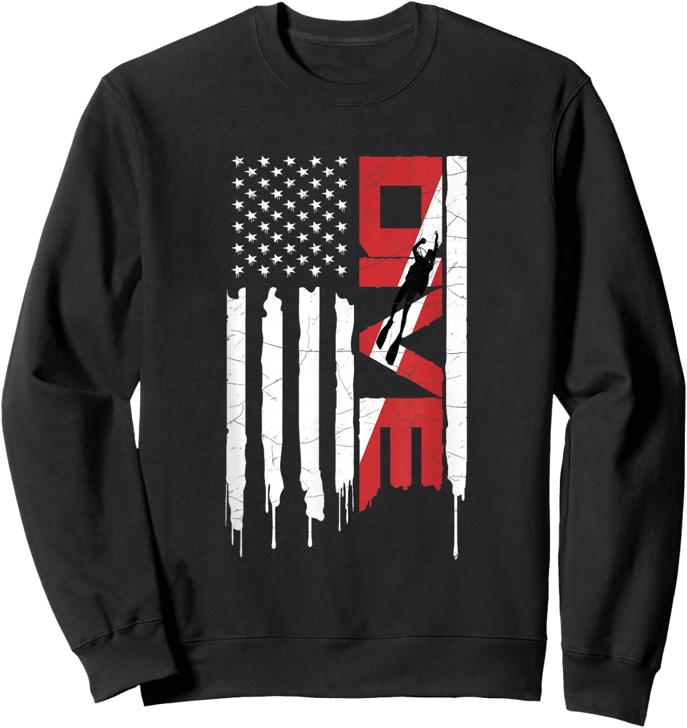 Scuba Diving -DIVE Sweatshirt - Sweatshirt | Black