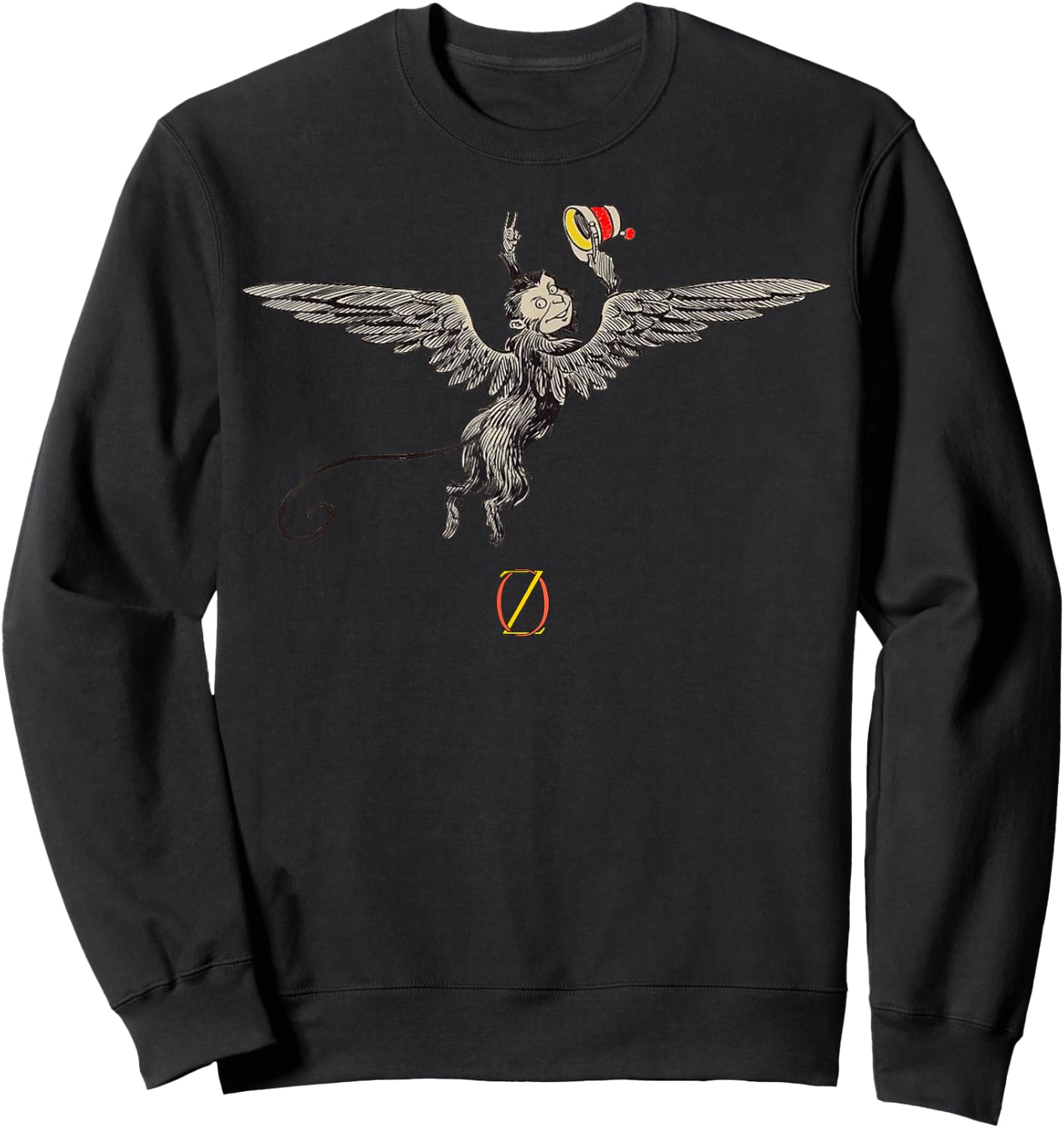 Shirt Wizard of Oz Flying Monkey Dude Sweatshirt - Sweatshirt | Black