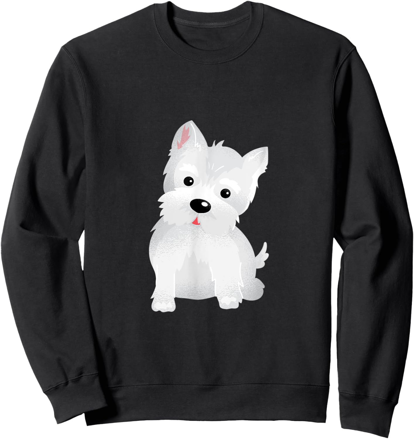 Westie West Highland Terrier Mama Dogs Gift Sweatshirt - Sweatshirt | Black