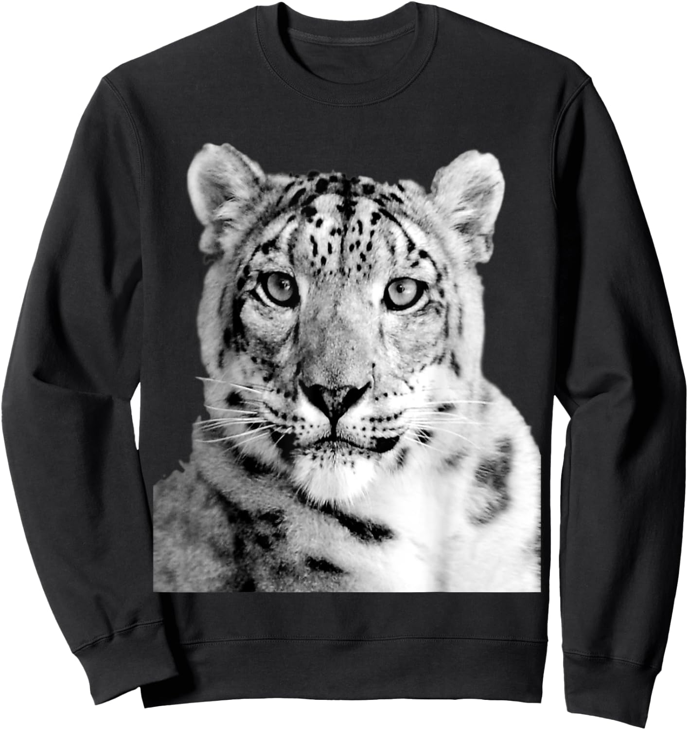 Snow Leopard Sweatshirt - Sweatshirt | Black