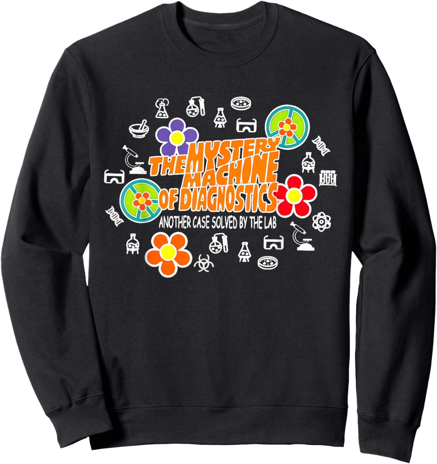 Lab Week 2025 Official Leading the Way in Life-Saving Style Sweatshirt - Sweatshirt | Black